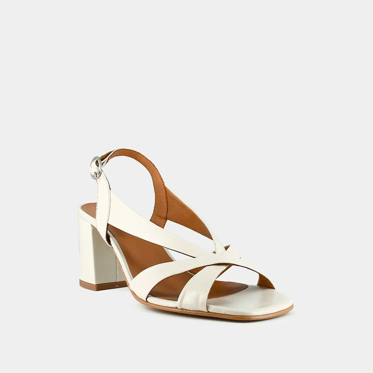 088- Vanity Cuir Vieilli Ecru