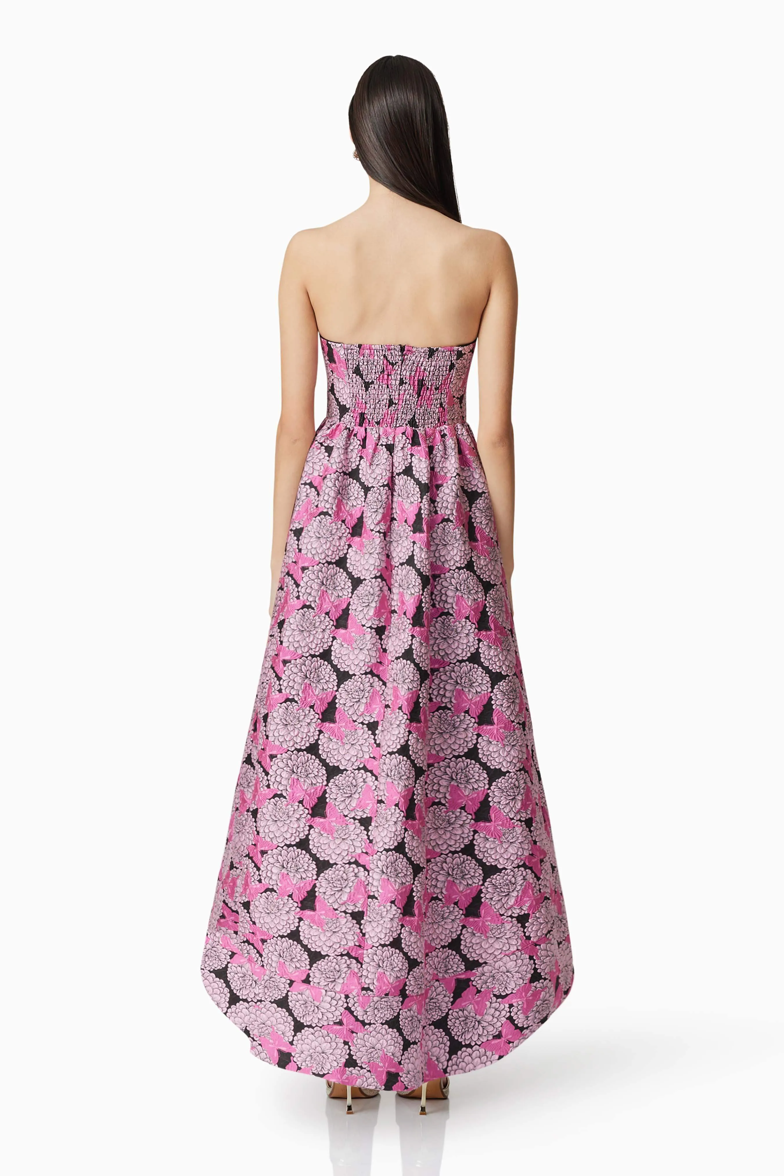 Aimee Strapless Gown in Pink