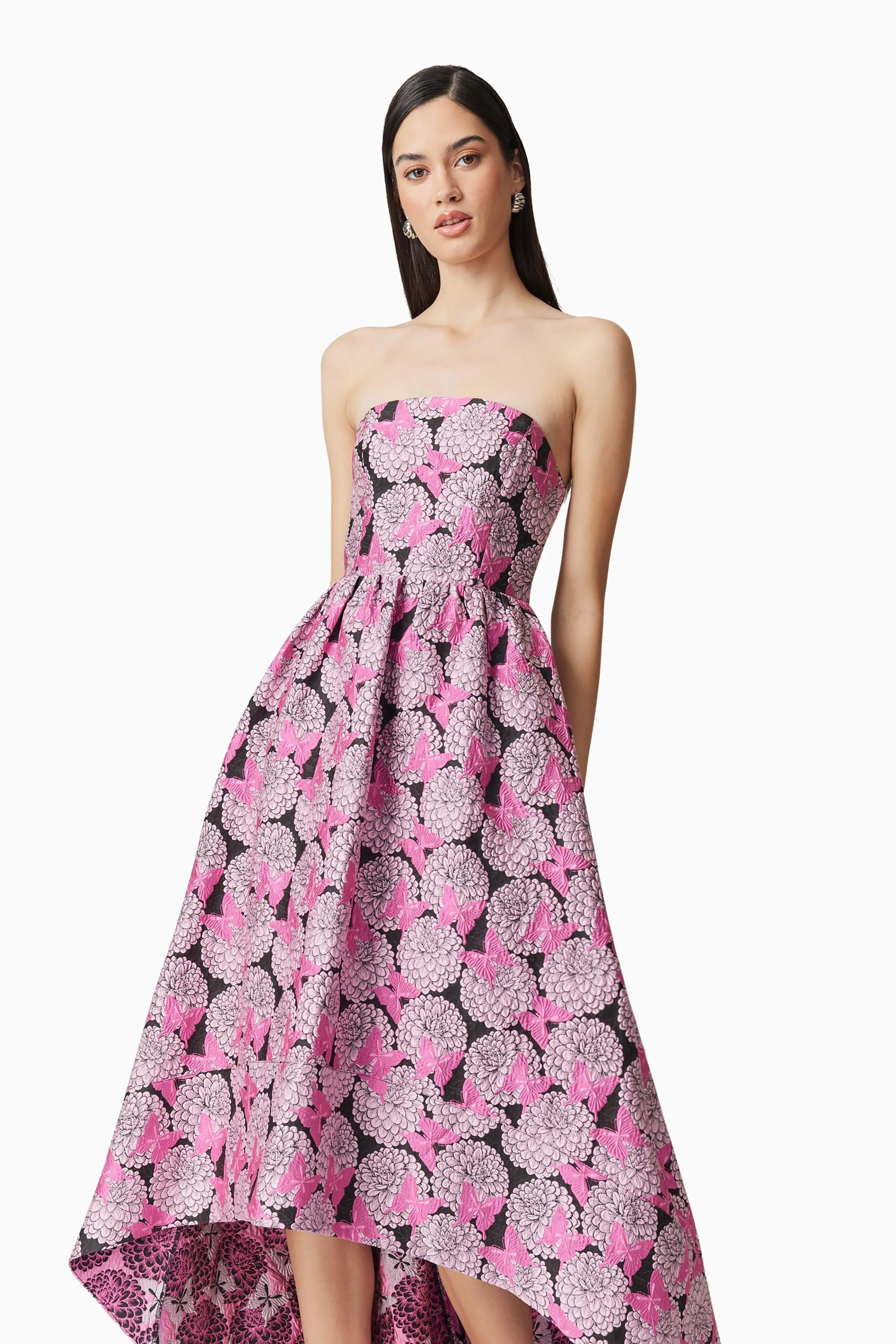 Aimee Strapless Gown in Pink