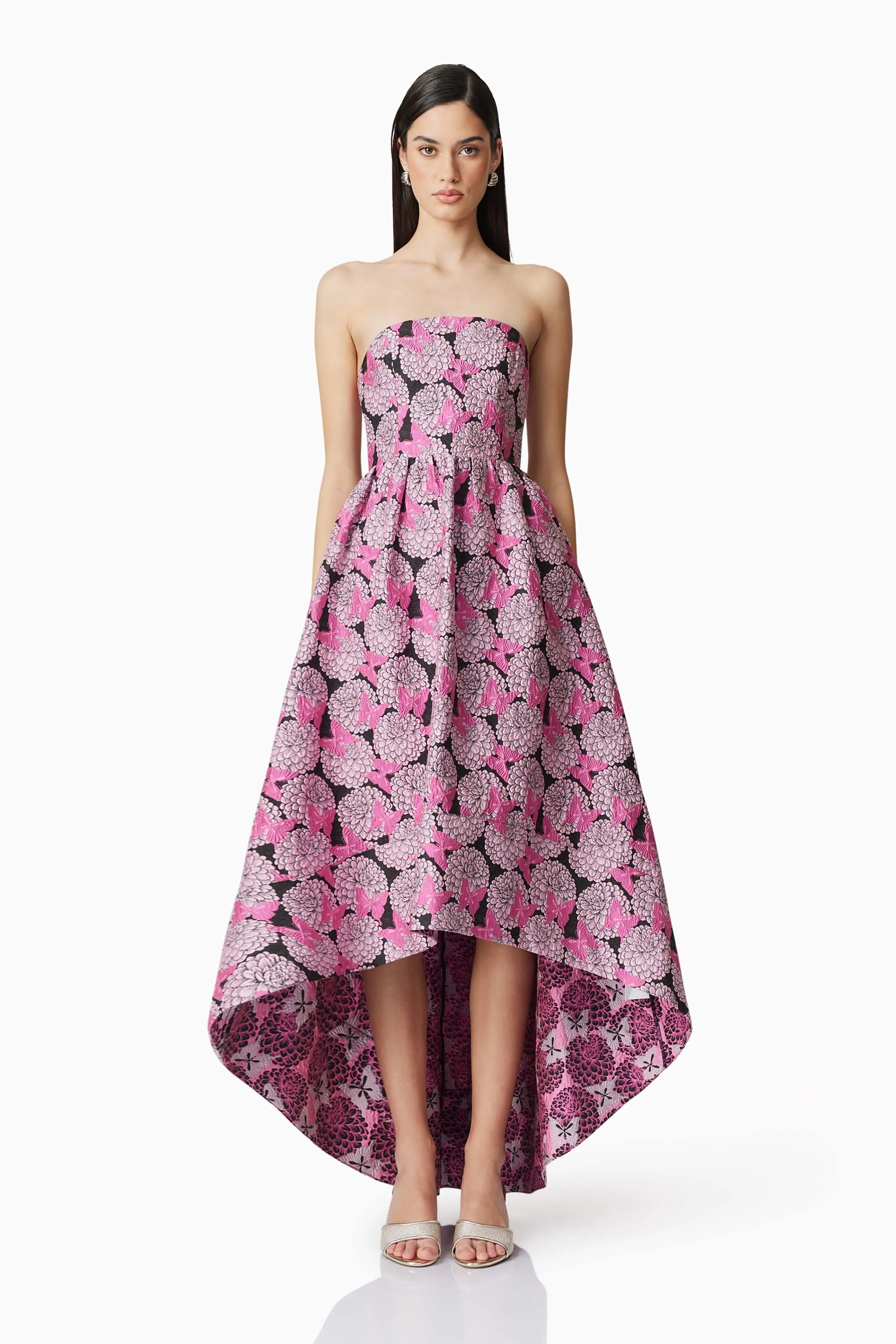Aimee Strapless Gown in Pink