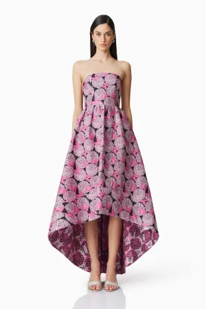 Aimee Strapless Gown in Pink