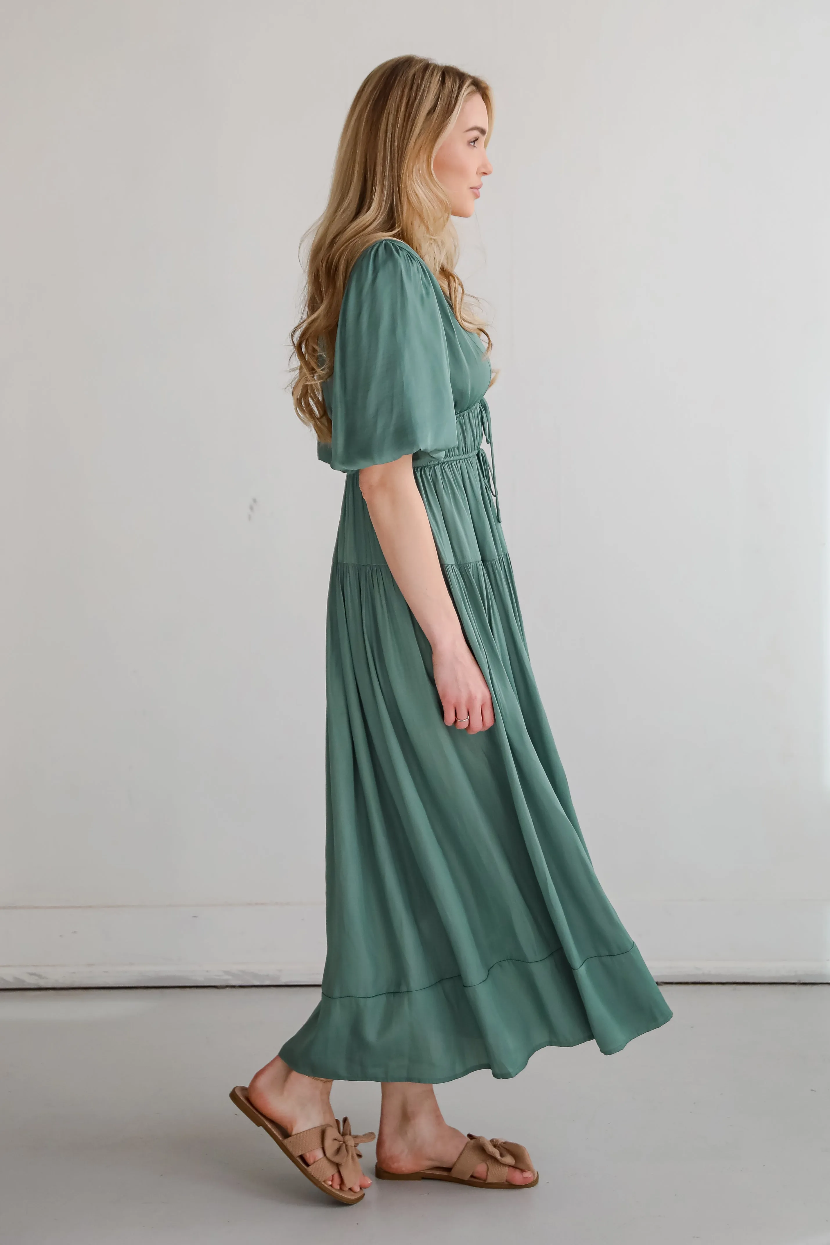 Angelic Approach Sage Maxi Dress