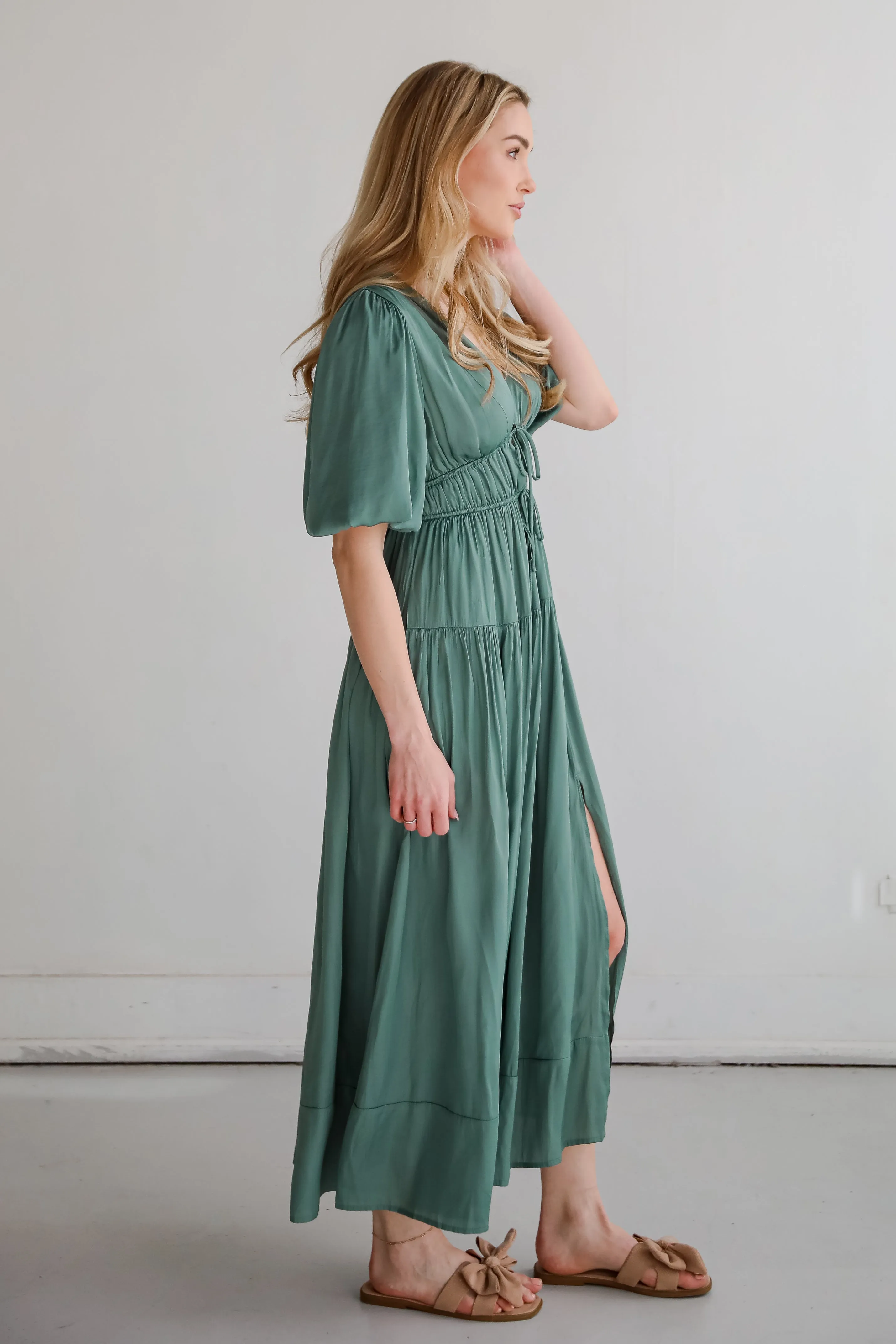 Angelic Approach Sage Maxi Dress