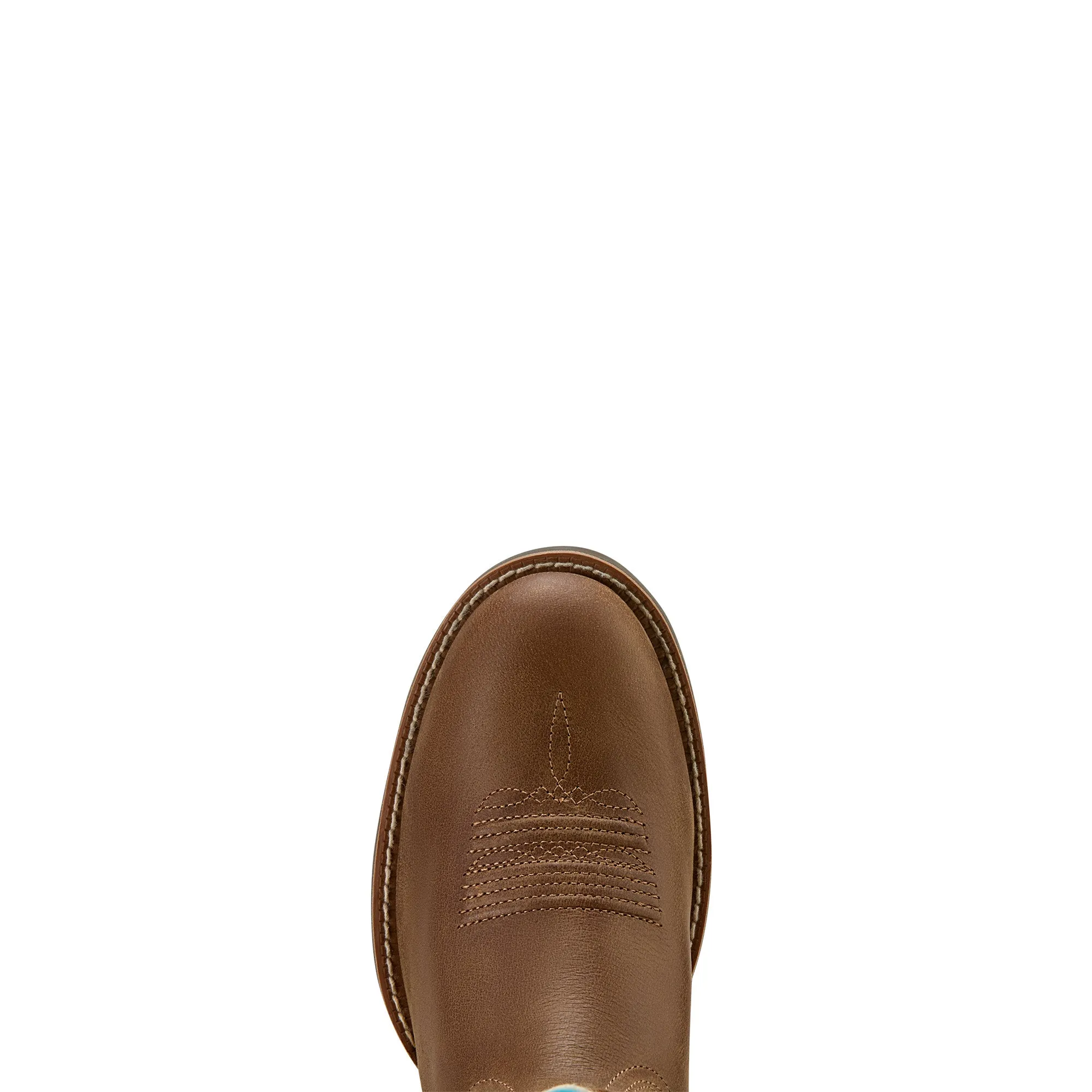 Ariat Ladies 10061142 Round Up W Toe Stretchfit Western Boots in Sandstorm