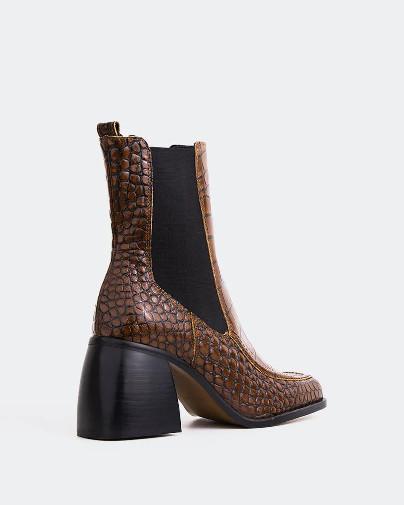Couillard Tan Croco Leather