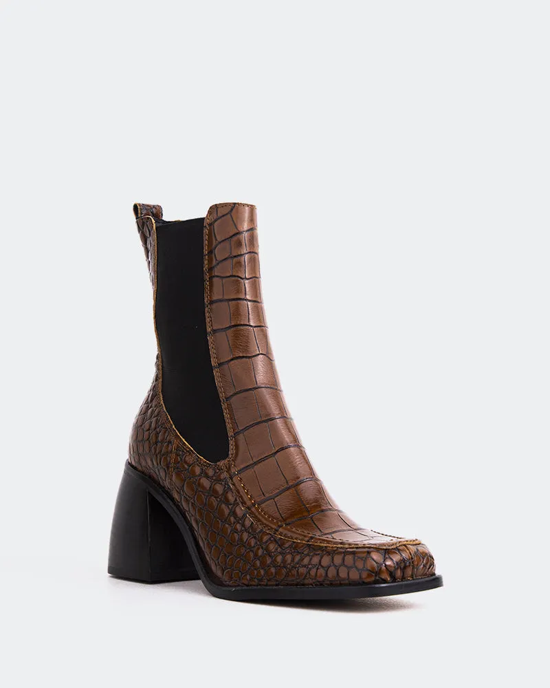 Couillard Tan Croco Leather