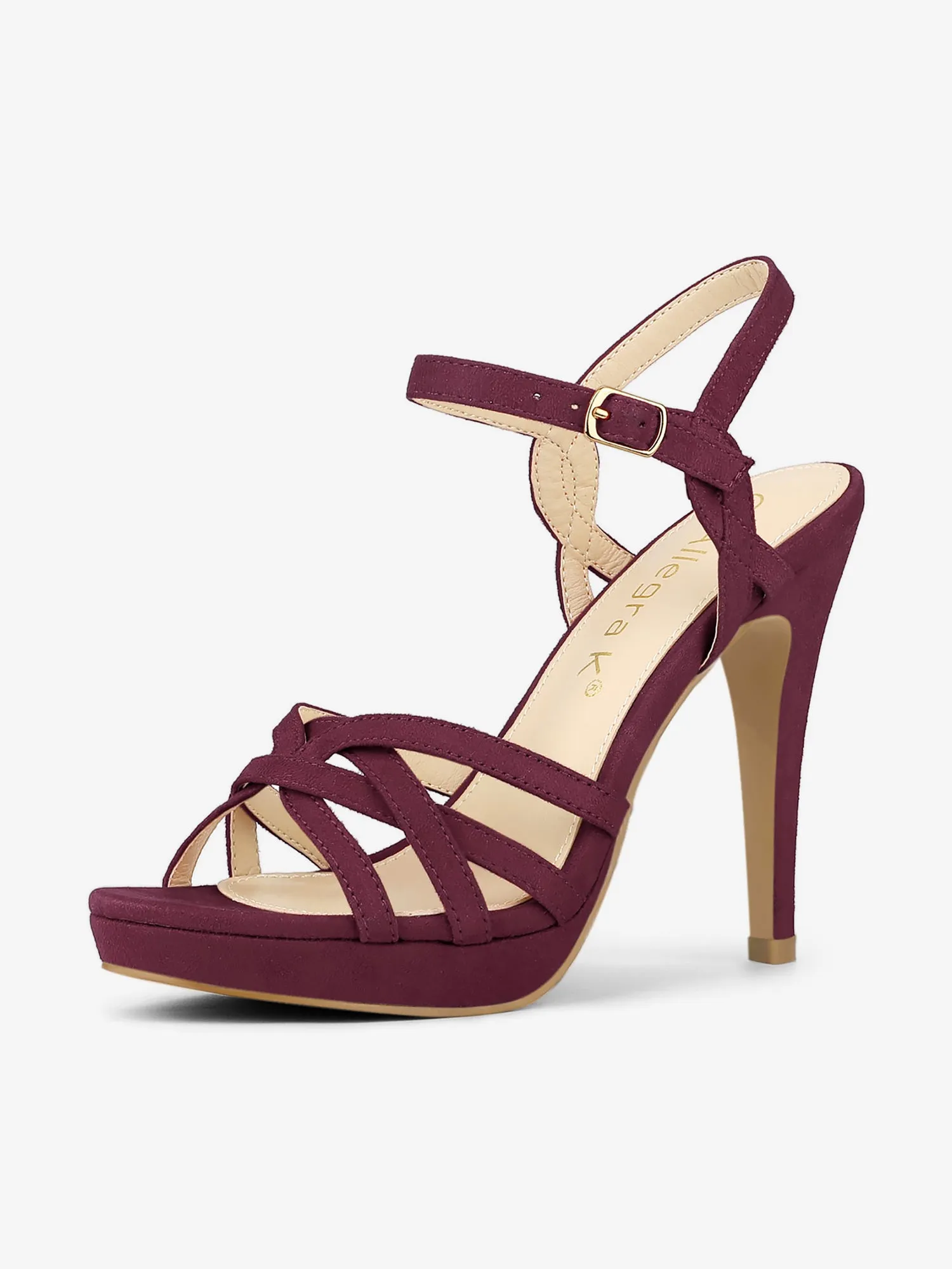 Crisscross Straps Strappy Platform Stiletto Heel Sandals