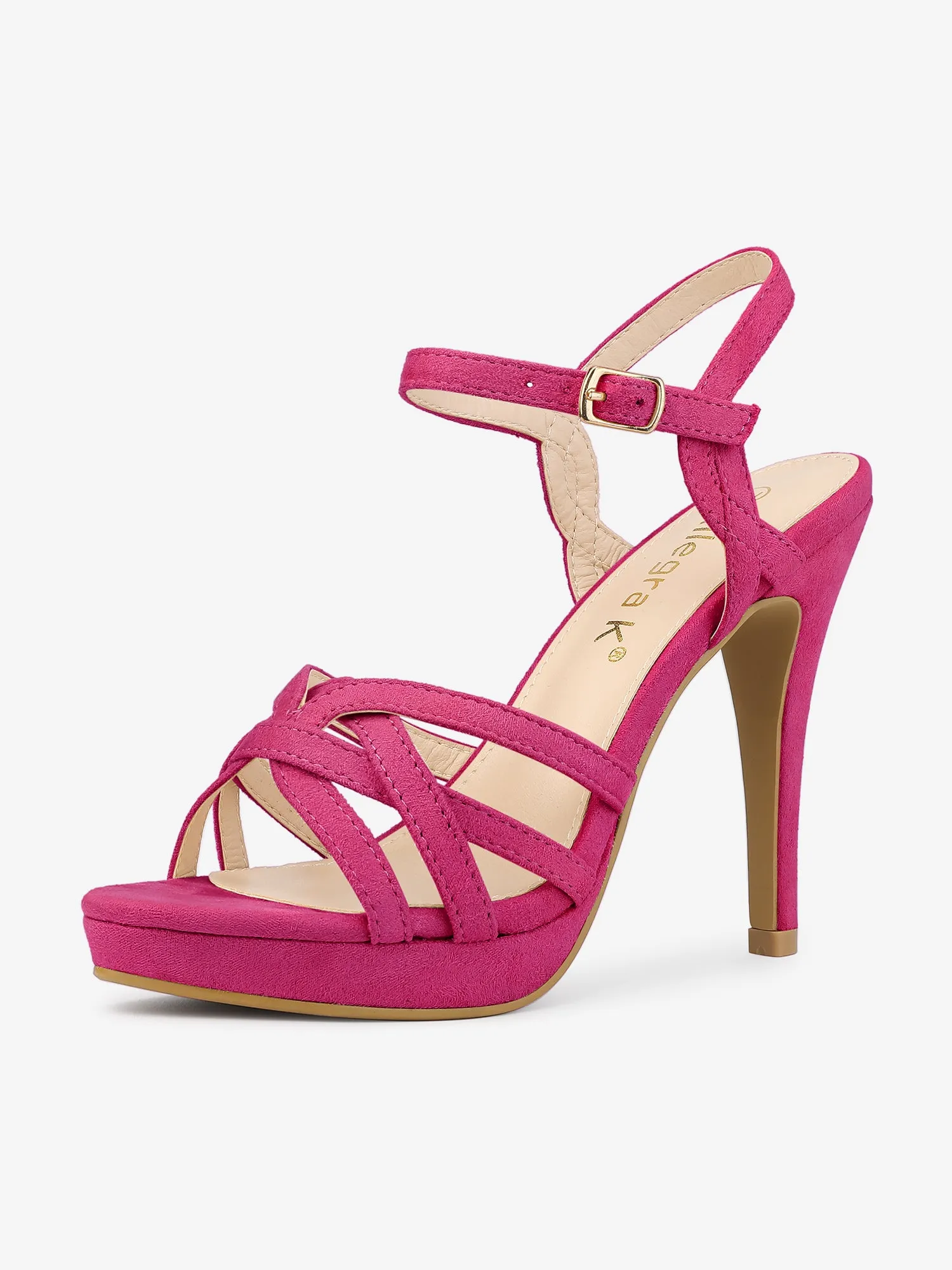 Crisscross Straps Strappy Platform Stiletto Heel Sandals