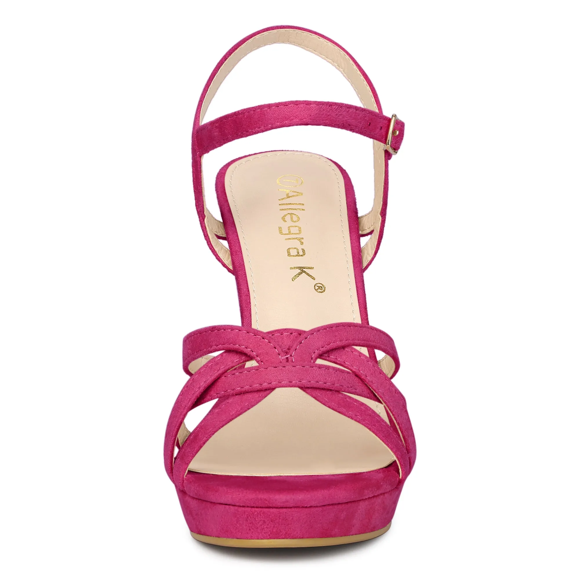 Crisscross Straps Strappy Platform Stiletto Heel Sandals
