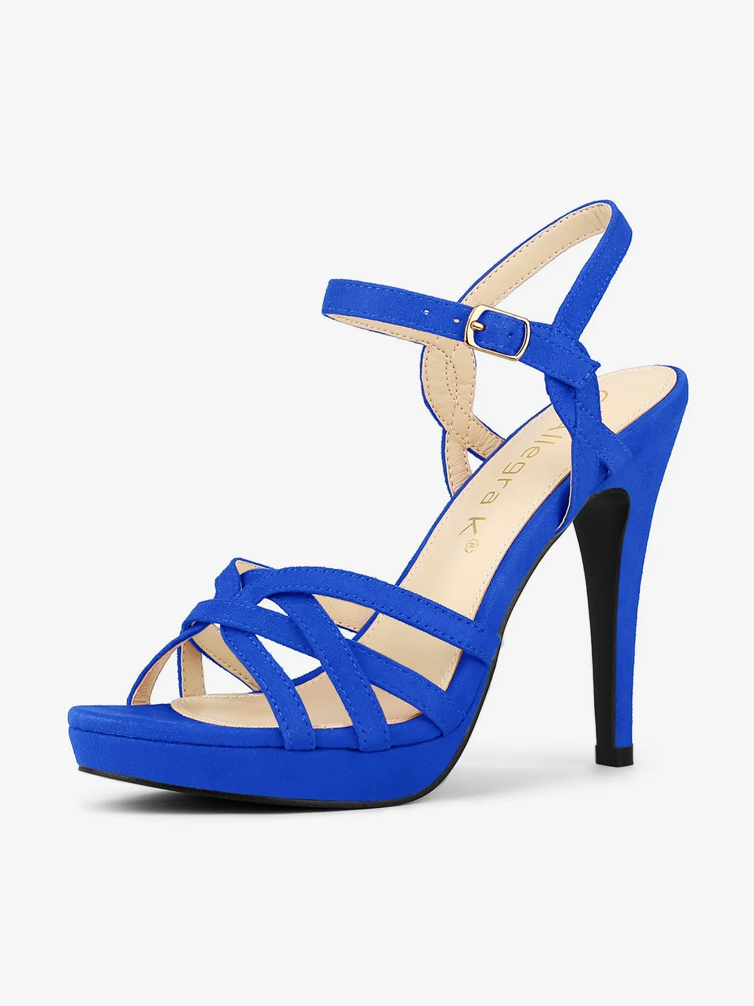 Crisscross Straps Strappy Platform Stiletto Heel Sandals