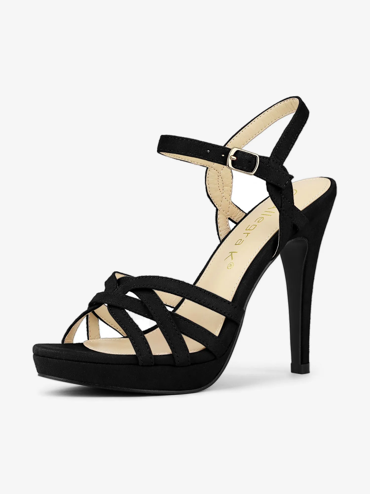 Crisscross Straps Strappy Platform Stiletto Heel Sandals