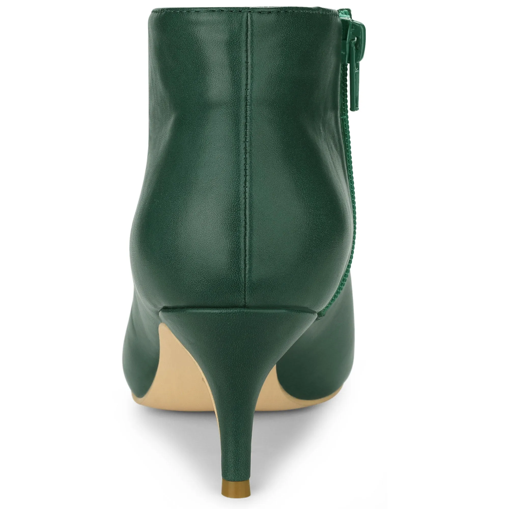 Cutout Pointy Toe Stiletto Heel Boots Ankle Booties