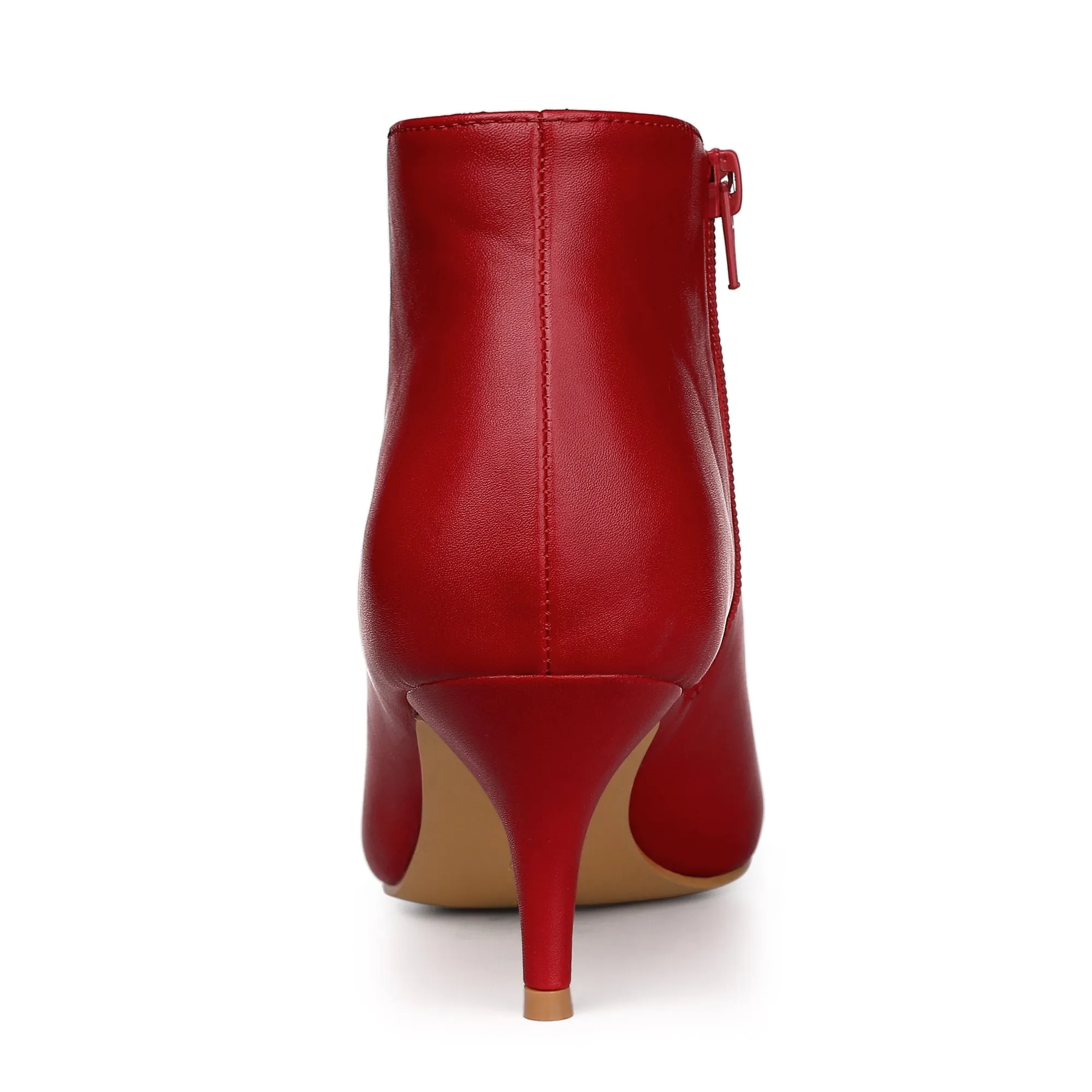 Cutout Pointy Toe Stiletto Heel Boots Ankle Booties