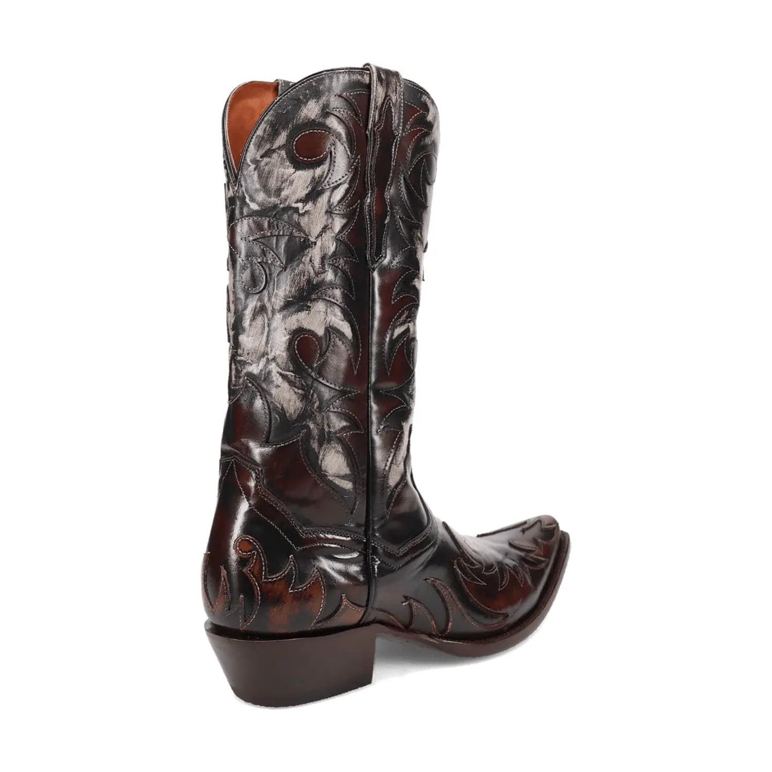 Dan Post Mens Emilio Cognac Leather Cowboy Boots 10 D
