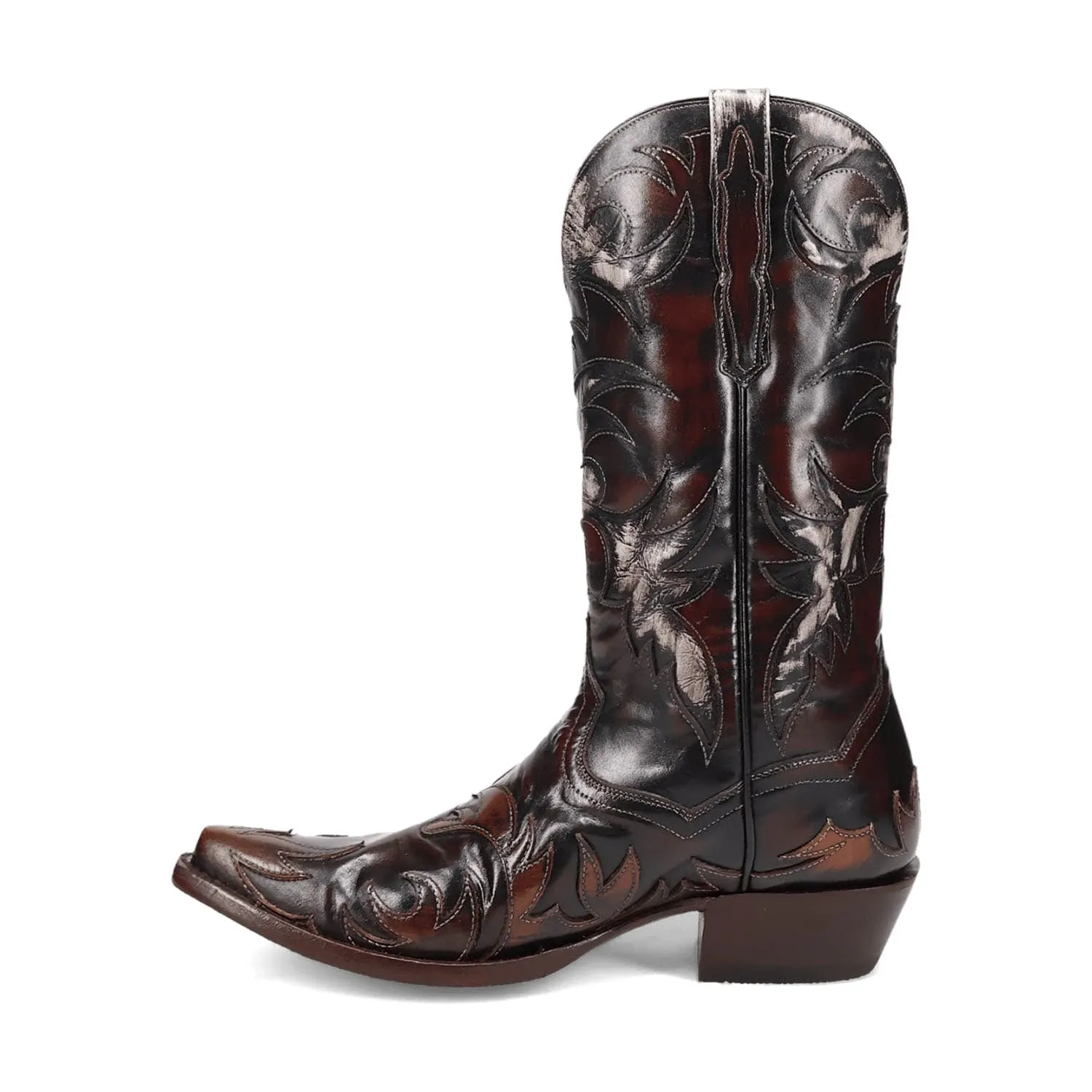 Dan Post Mens Emilio Cognac Leather Cowboy Boots 10 D
