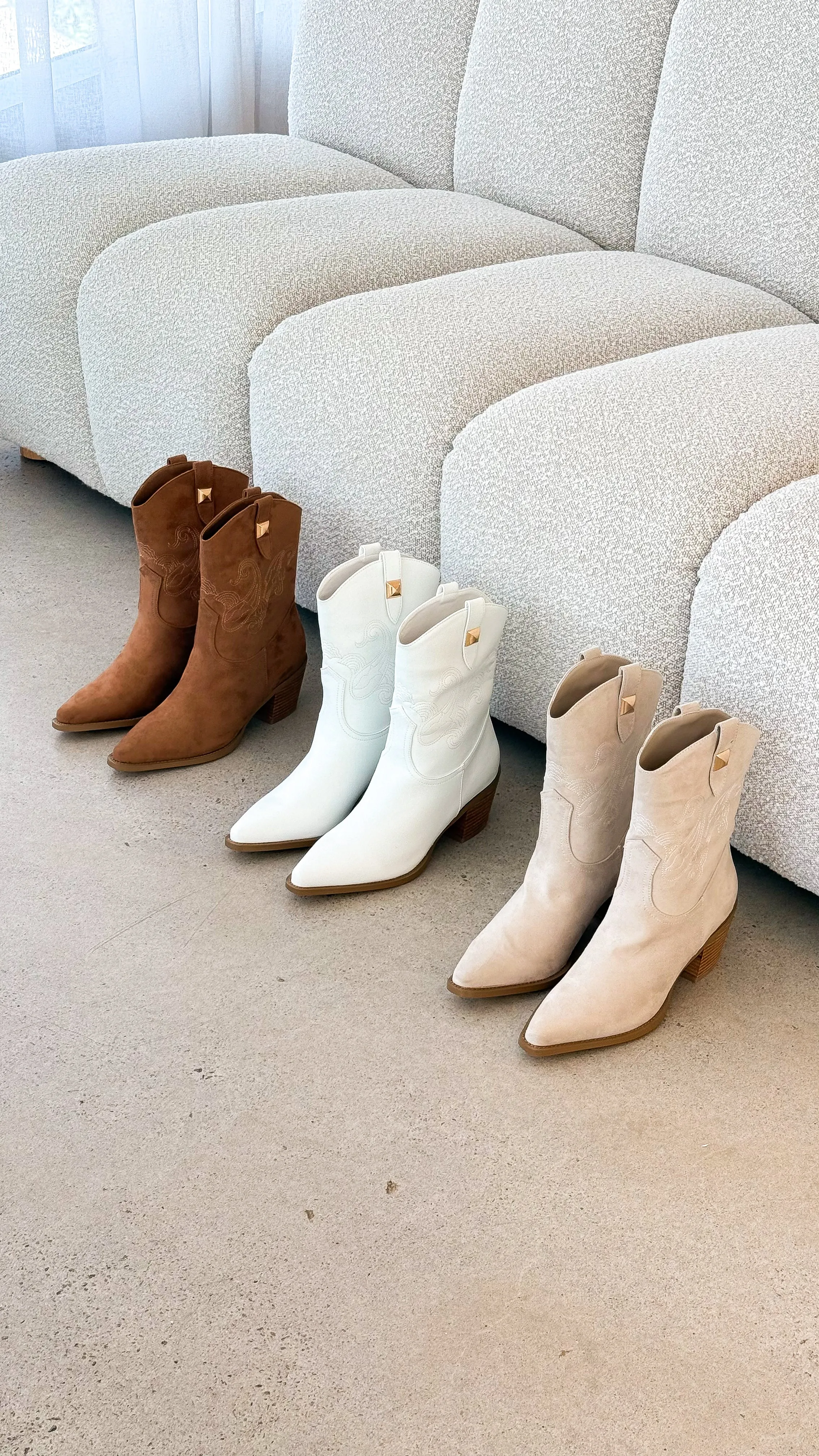 Darla Boot - Dark Tan Suede