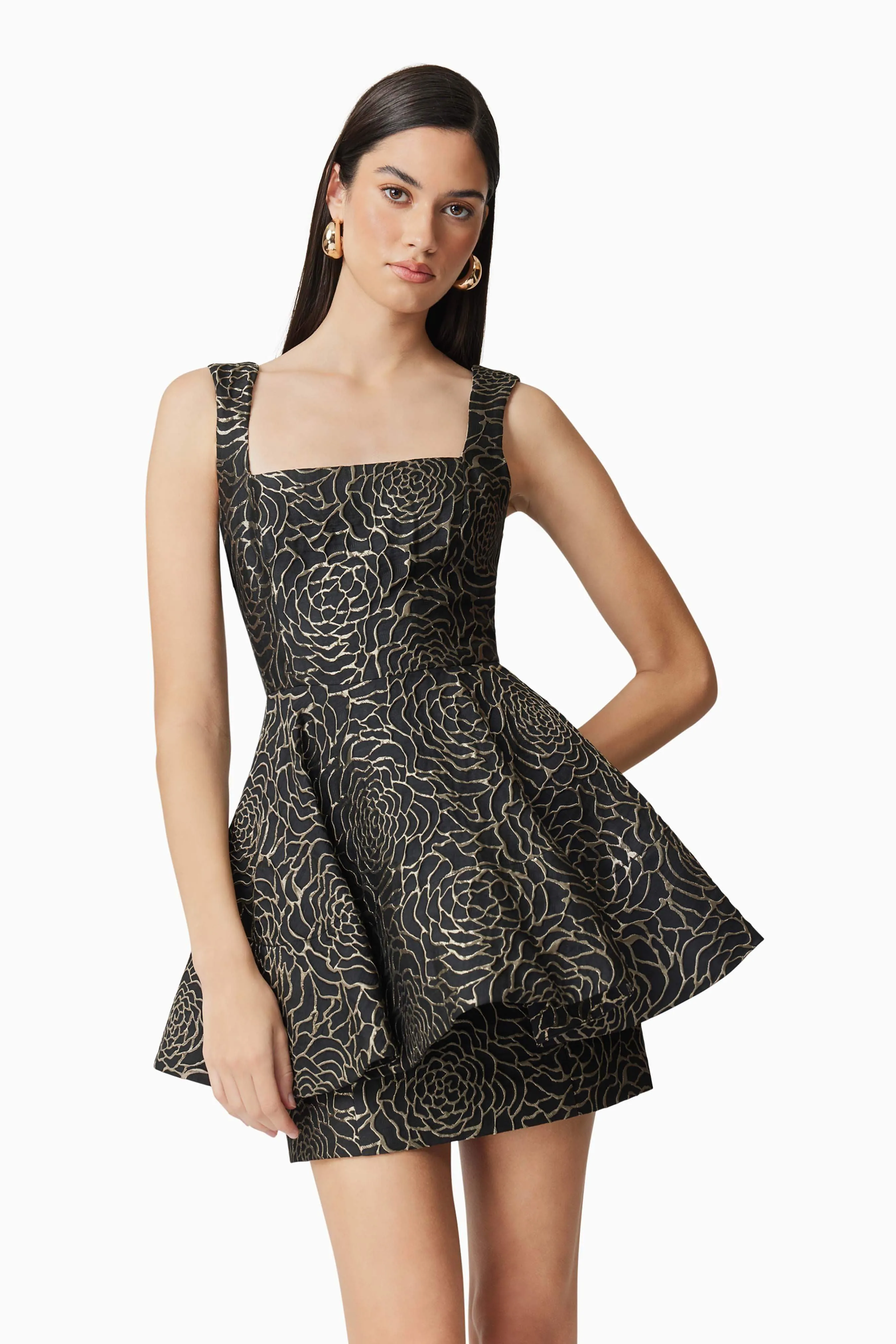 Deanna Mini Dress in Black