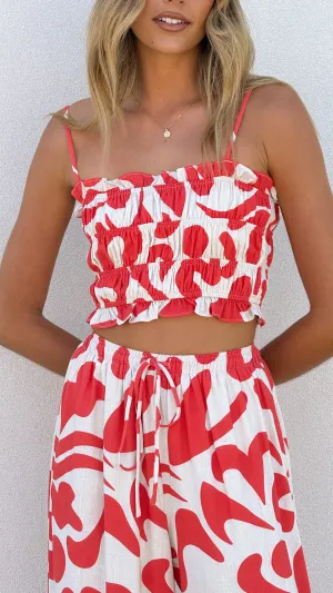 Devon Top - Florence Print