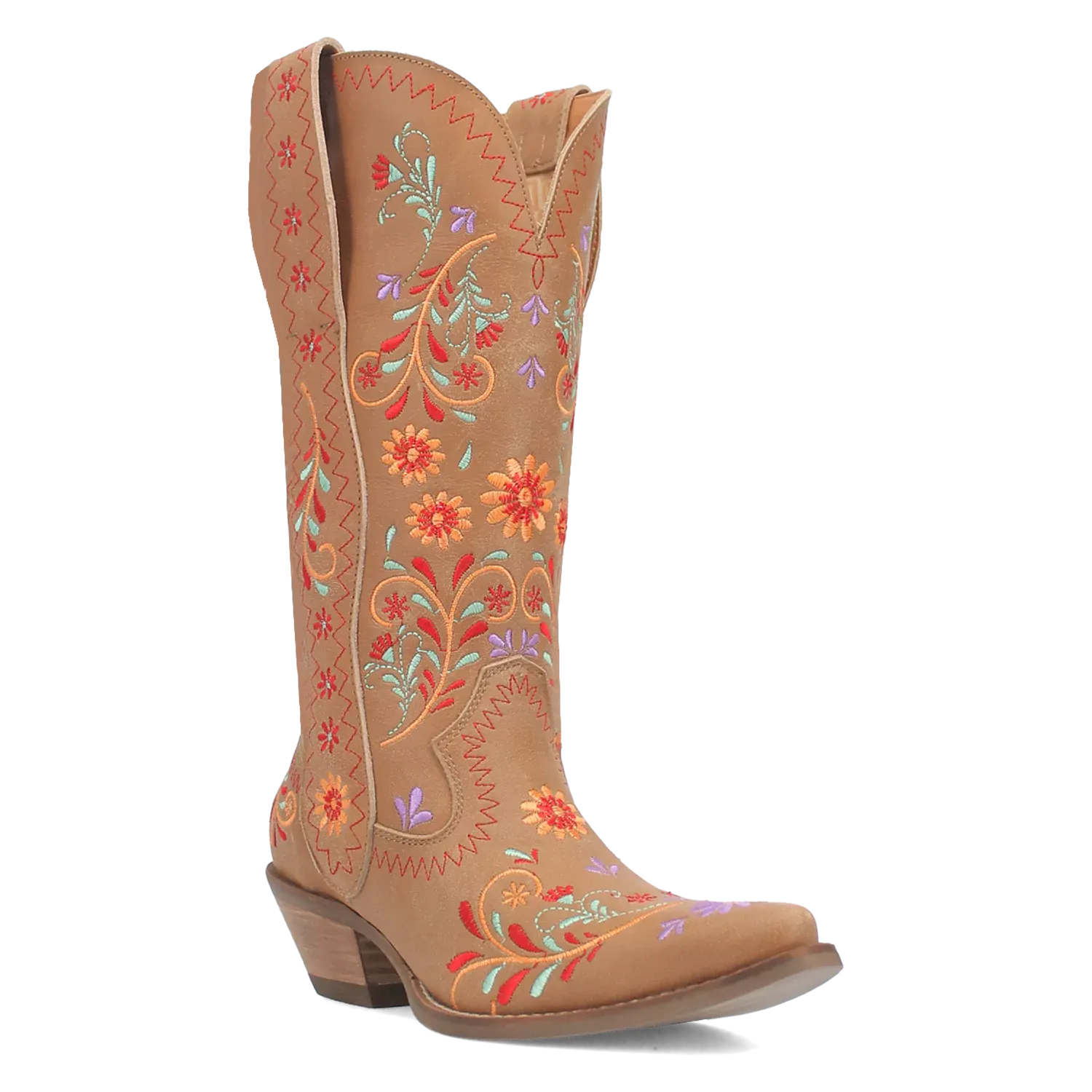 Dingo Beetle Juice - Women's Suede Leather Cowgirl Boots