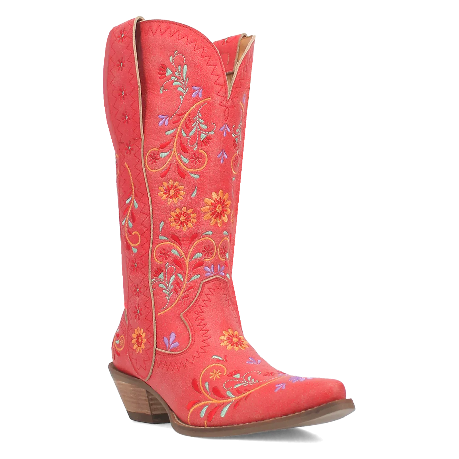 Dingo Beetle Juice - Women's Suede Leather Cowgirl Boots