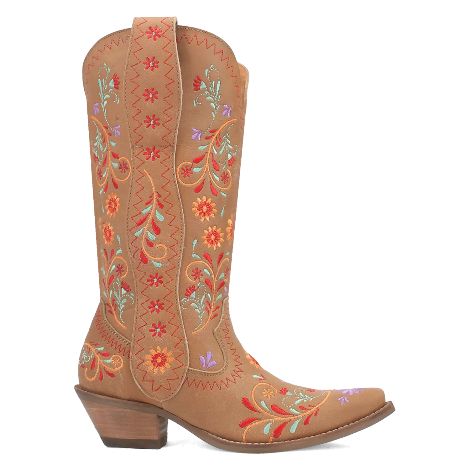 Dingo Beetle Juice - Women's Suede Leather Cowgirl Boots