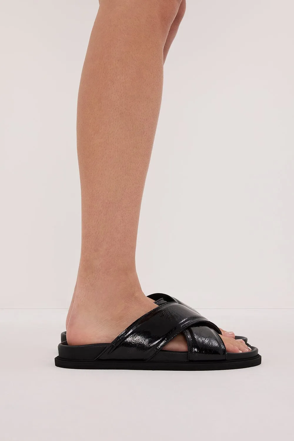 DOF STUDIOS BLACK ROSA SANDAL
