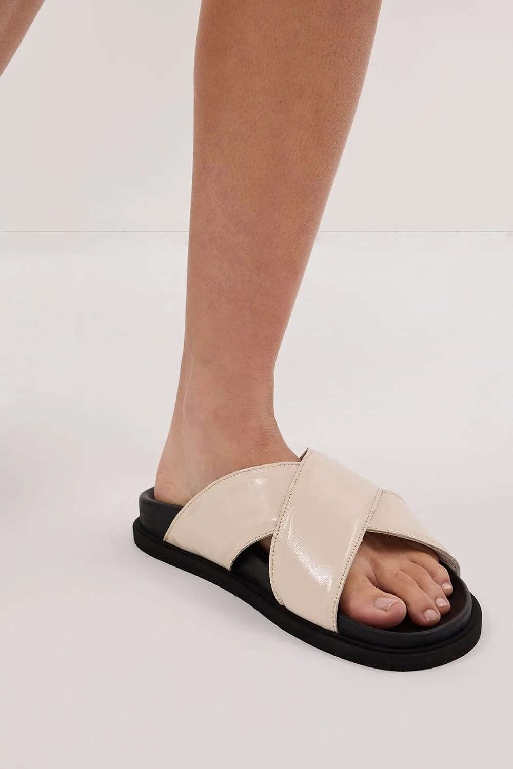 DOF STUDIOS ROSA SANDAL IVORY