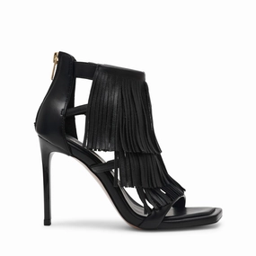 Fringzy Sandal BLACK LEATHER