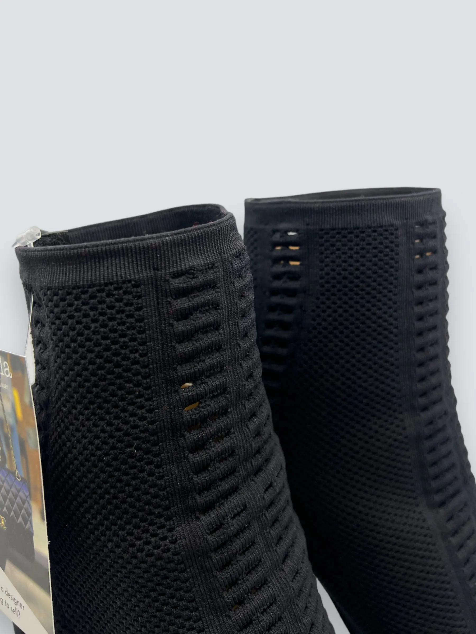 Gianvito Rossi Black Mesh Heels - UK 36.5