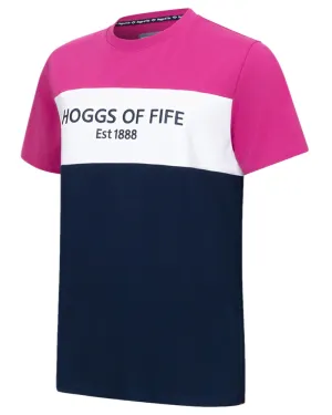 Hoggs of Fife Mens Darcie Colour Block T-Shirt