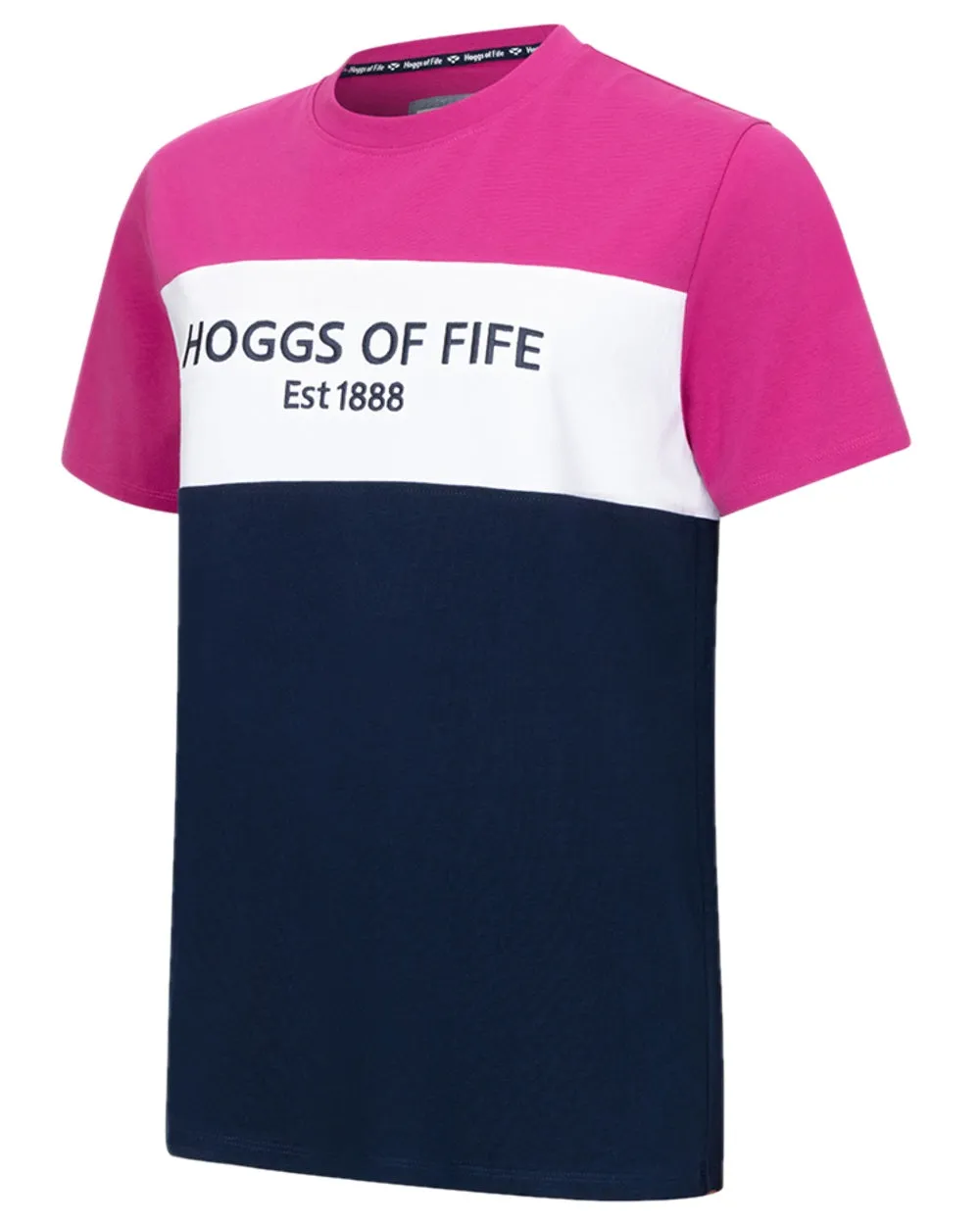 Hoggs of Fife Mens Darcie Colour Block T-Shirt