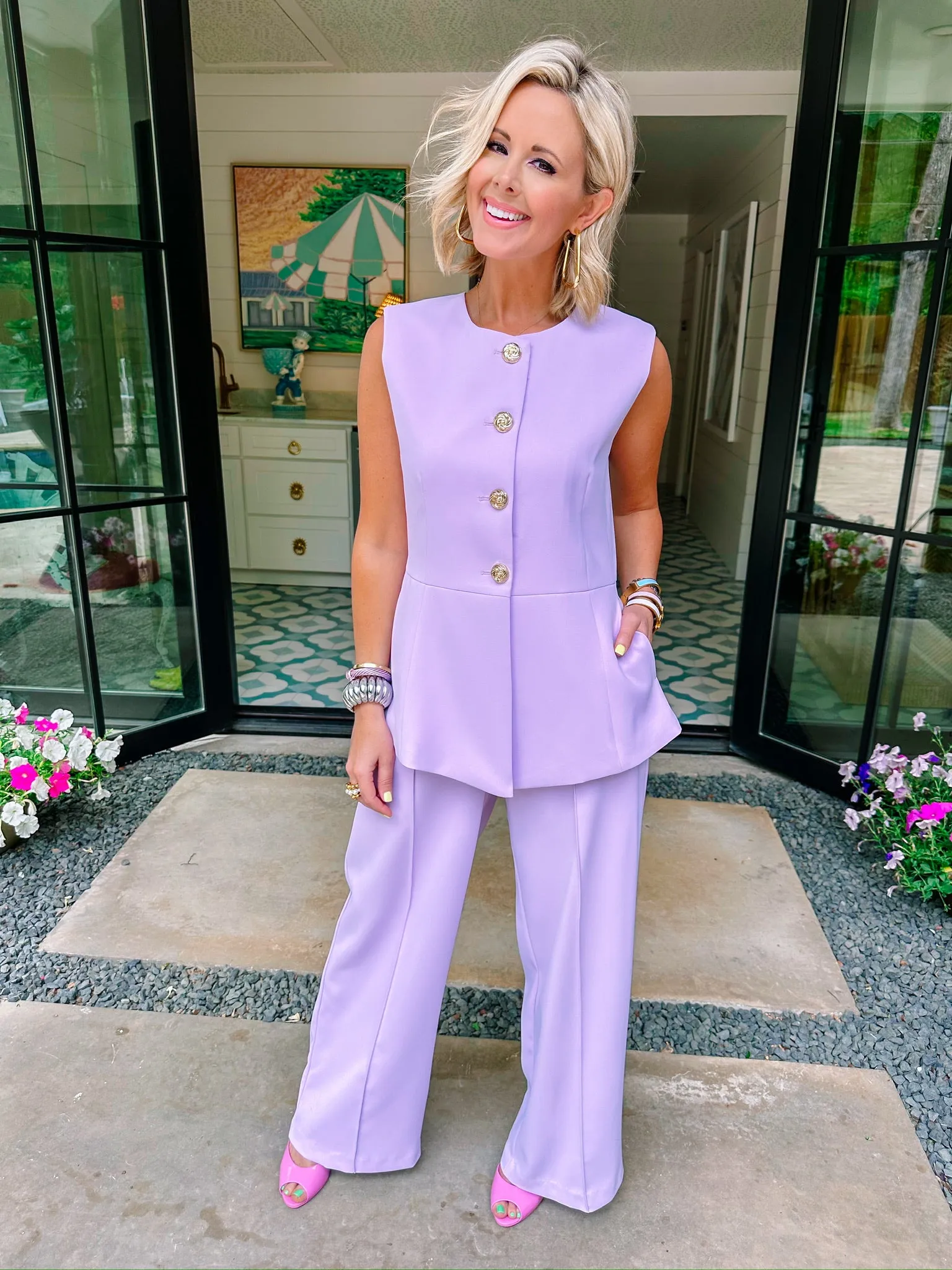 I LILAC YOU A LOT PANT SET