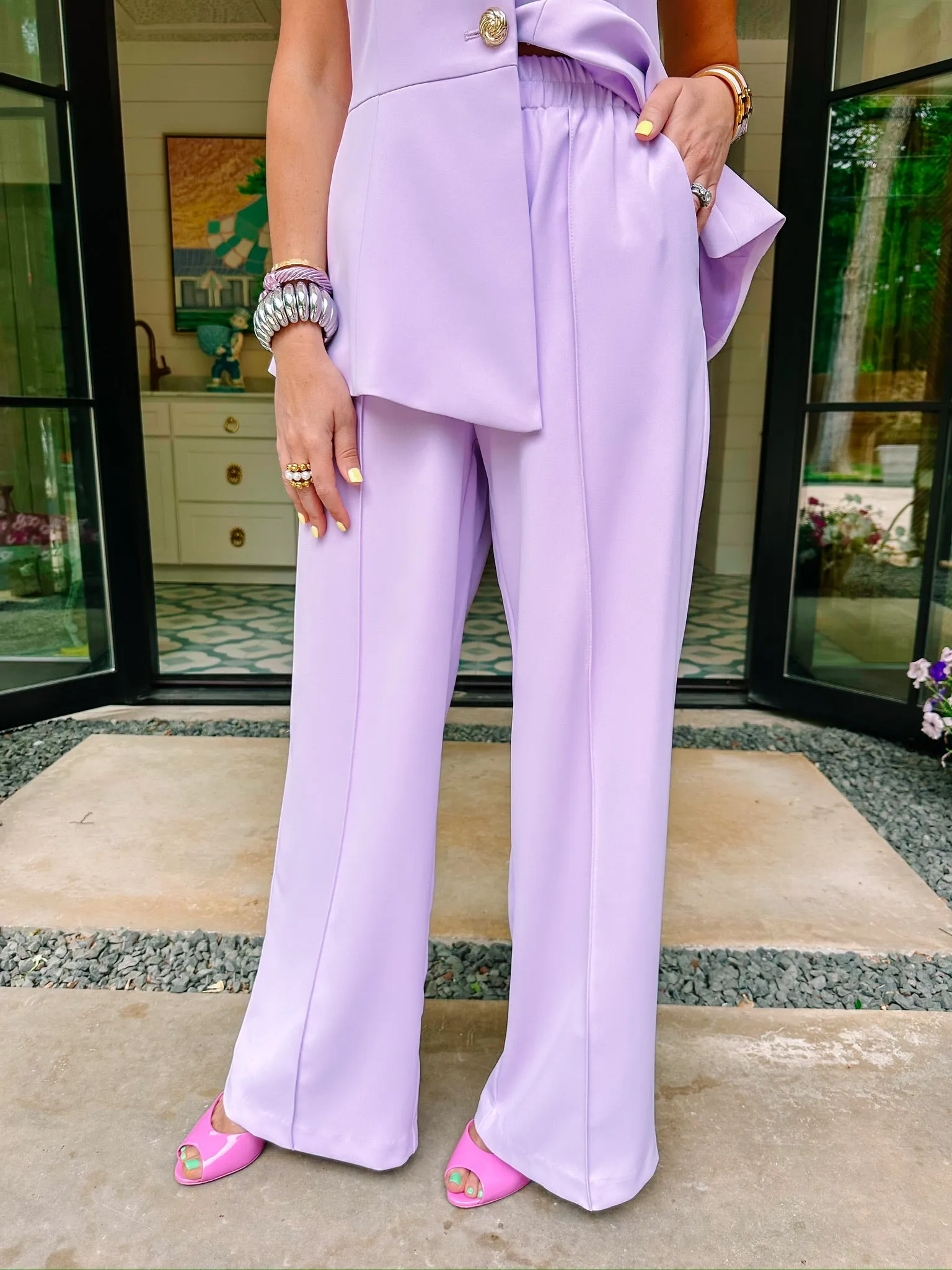I LILAC YOU A LOT PANT SET
