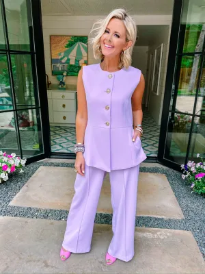 I LILAC YOU A LOT PANT SET