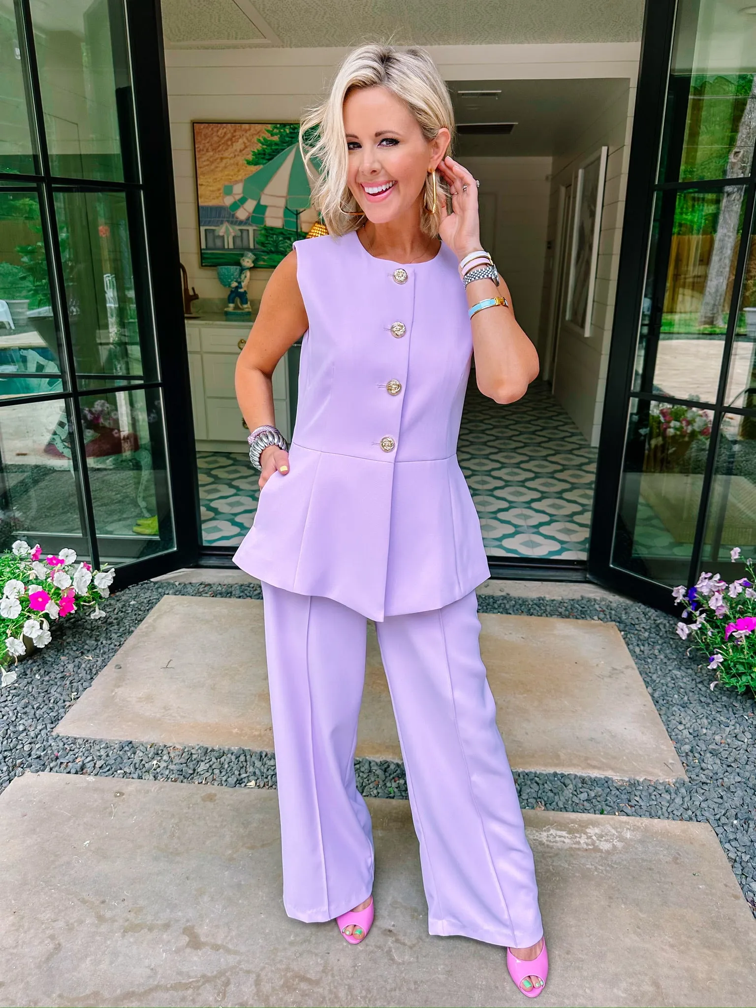 I LILAC YOU A LOT PANT SET