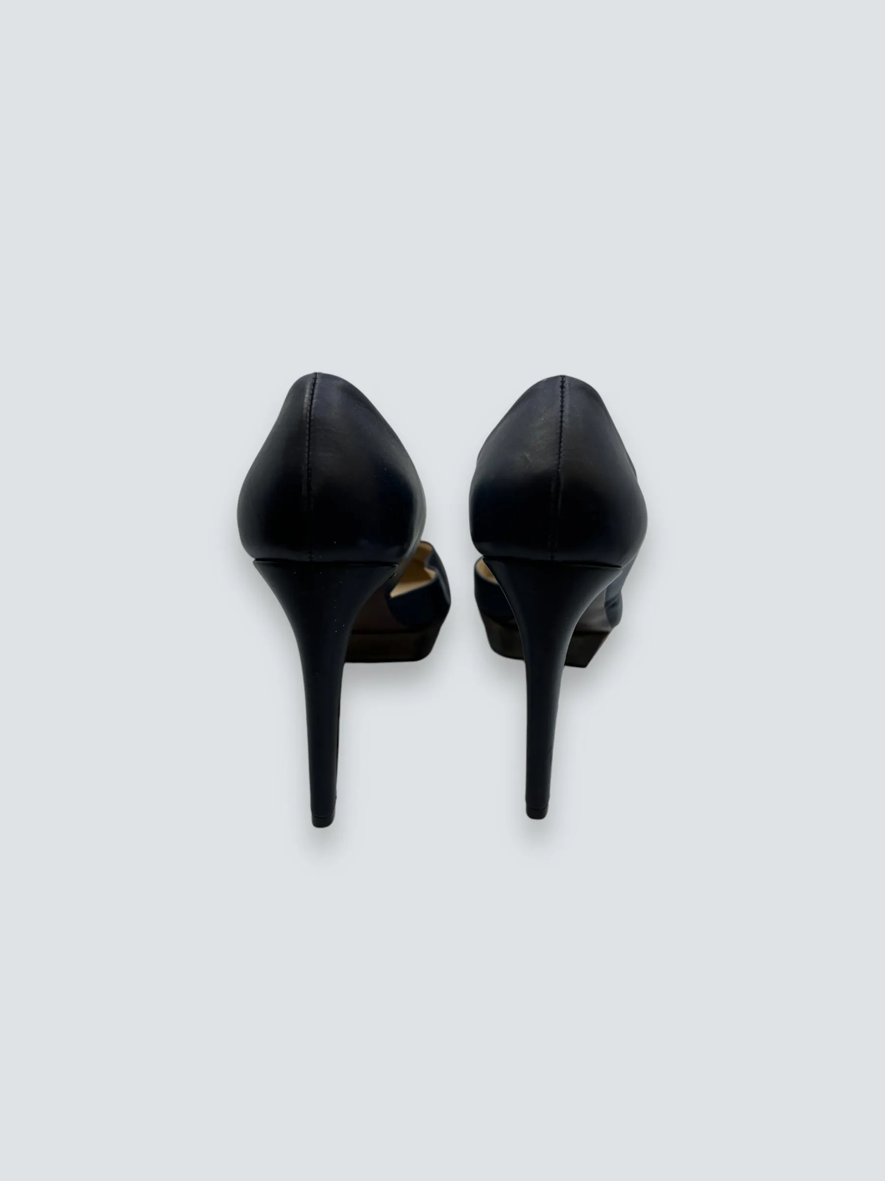 Jilll Sander Navy Heels - Size UK 4.5
