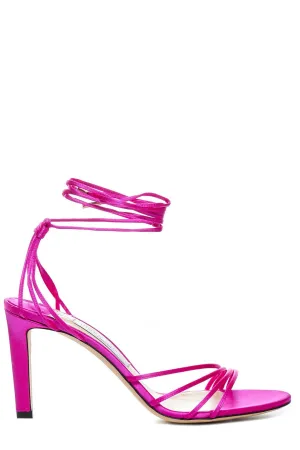 Jimmy Choo Lace-Up Heeled Sandals