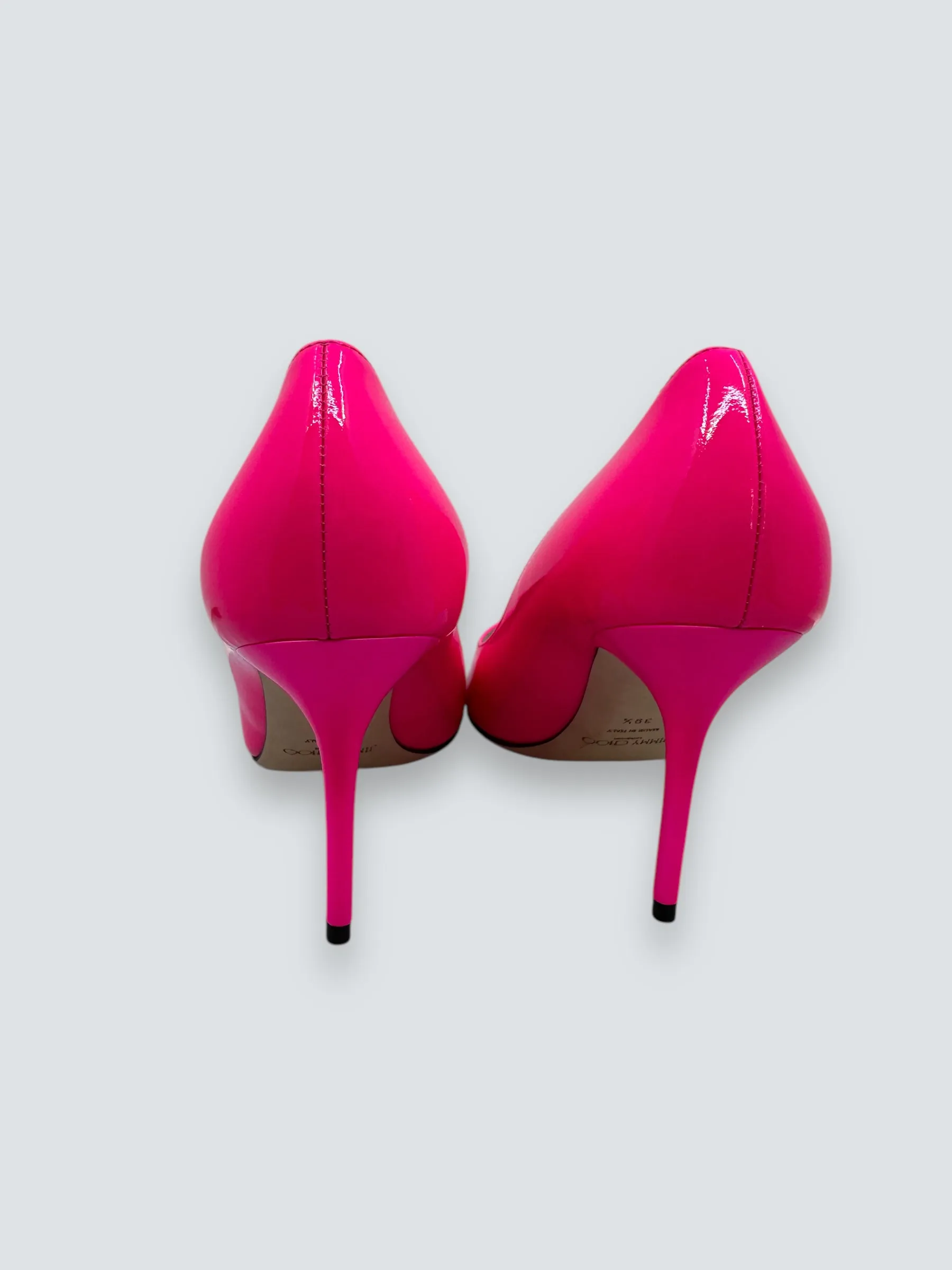Jimmy Choo Neon Pink Heels - Size UK 6.5