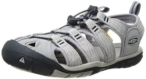 KEEN Damen Clearwater CNX Sandalias. Dapple Grey/Dress Blue. 37.5 EU