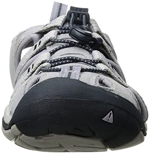 KEEN Damen Clearwater CNX Sandalias. Dapple Grey/Dress Blue. 37.5 EU