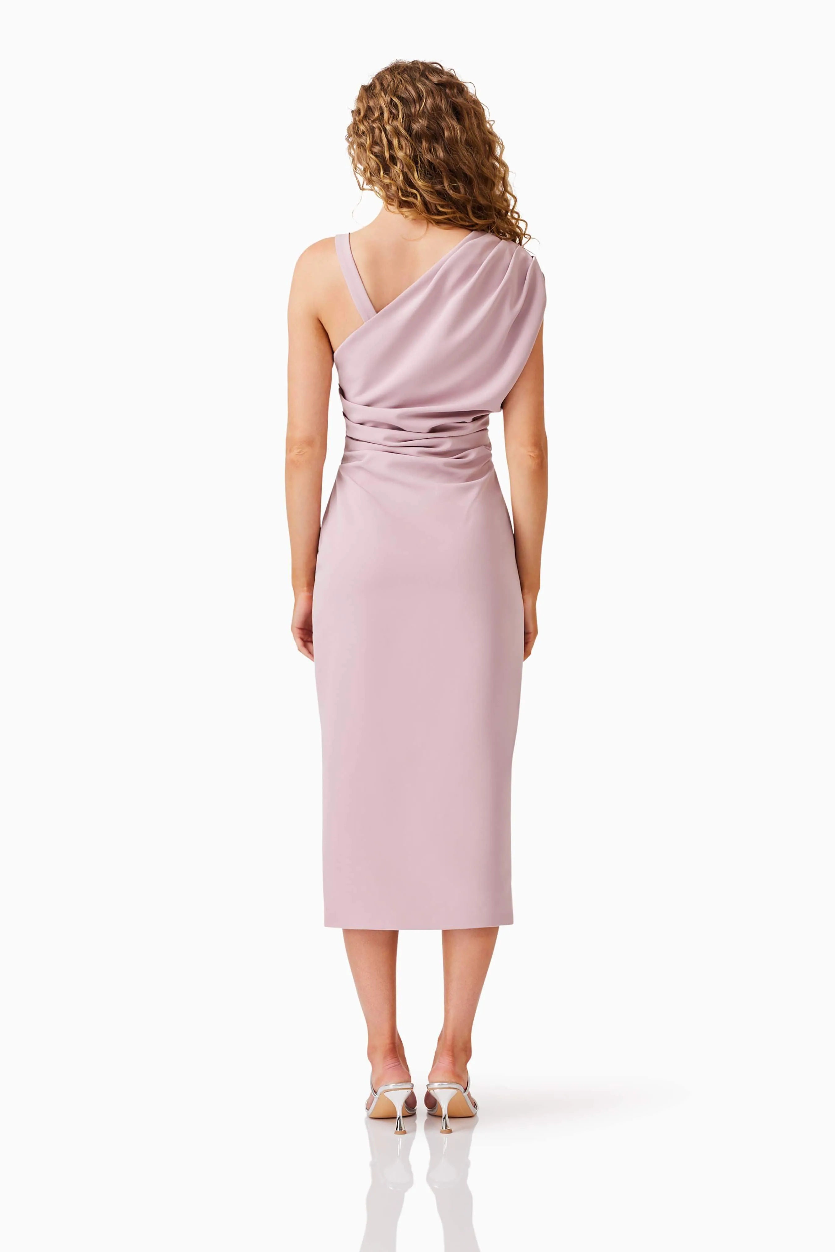Kourtney Midi Dress in Pink
