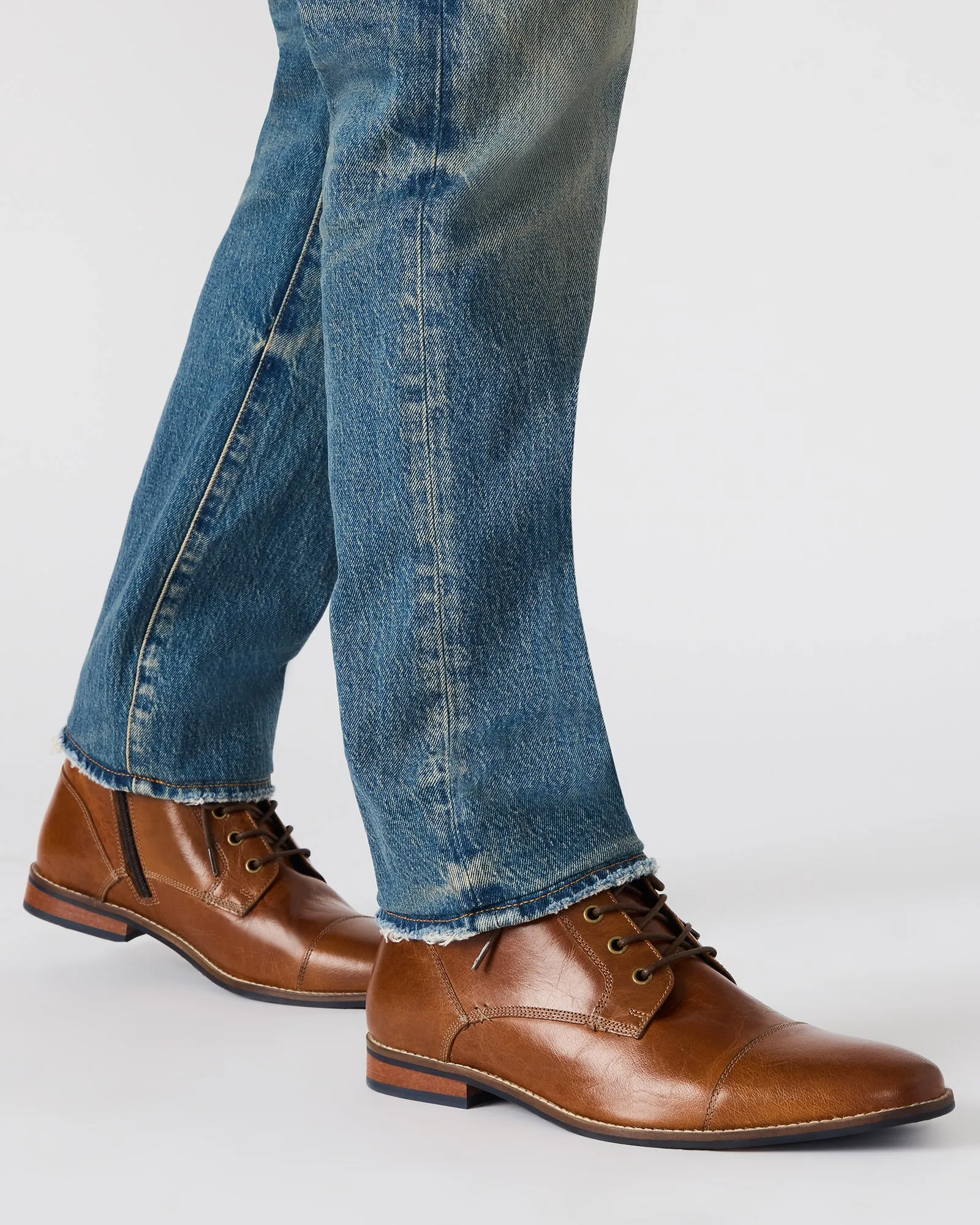 KREW COGNAC LEATHER