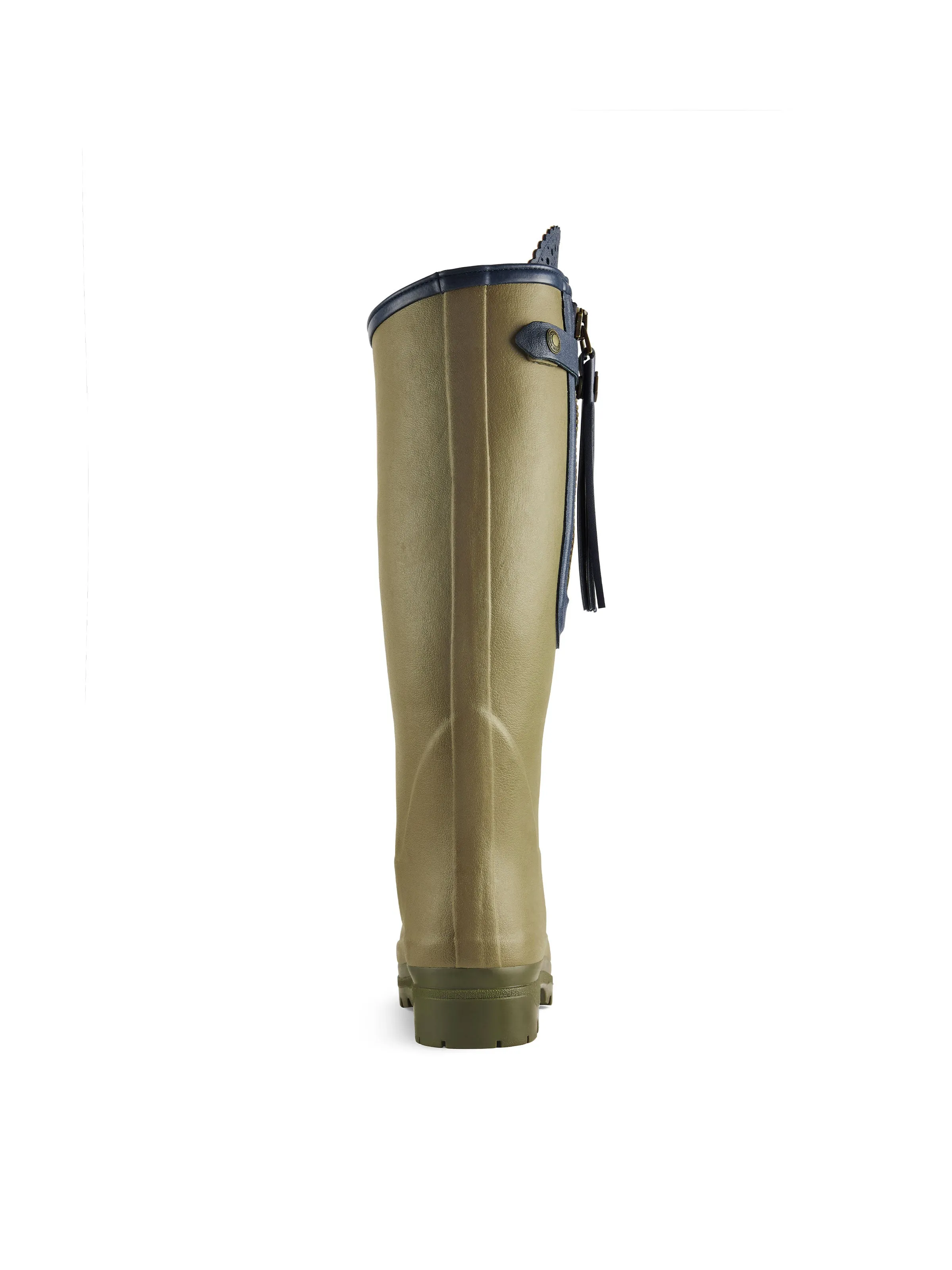 L'Alliance Neoprene Lined Wellington Boot (Narrow Fit) - Vert Vierzon