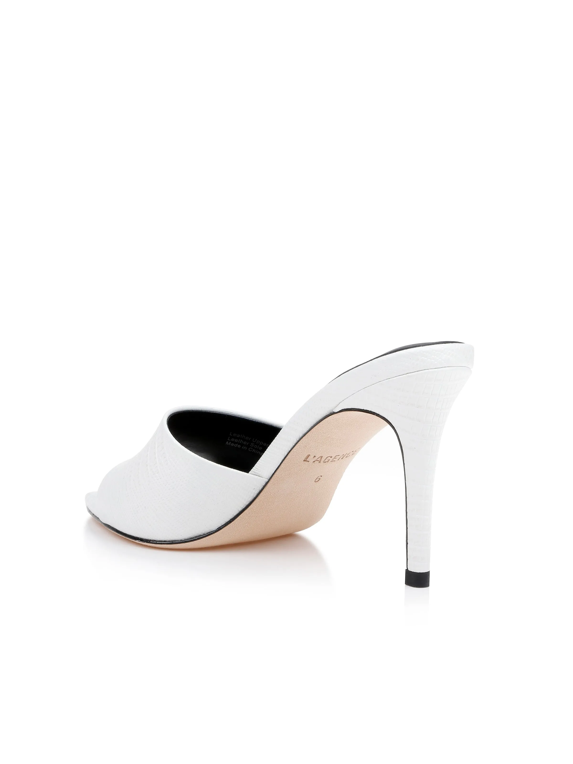 Lolita Leather Open-Toe Mule