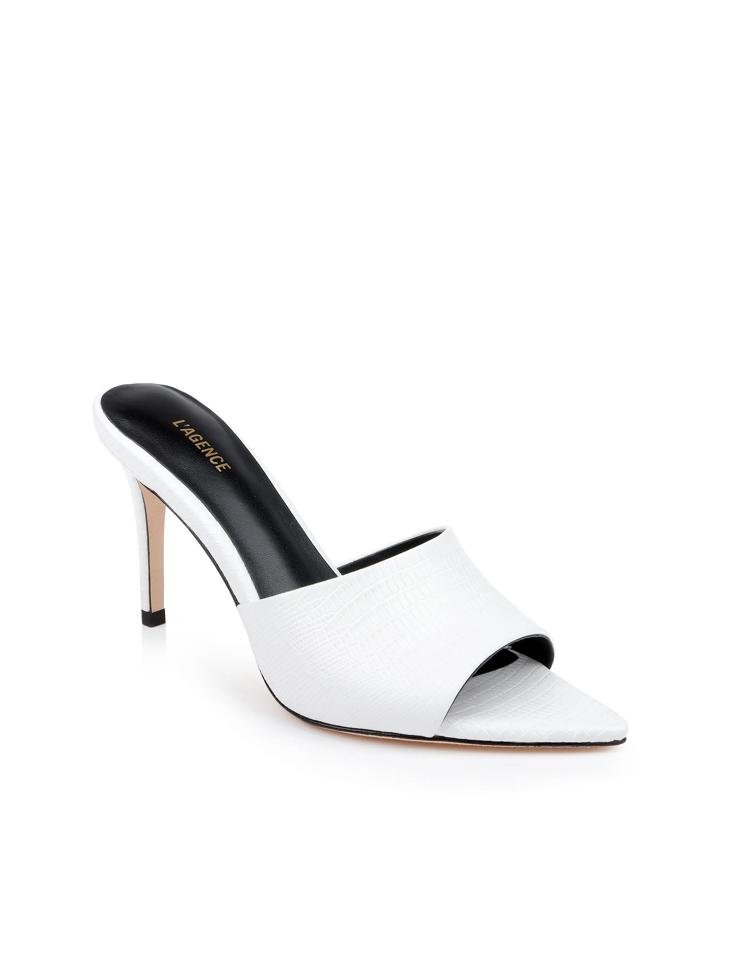 Lolita Leather Open-Toe Mule