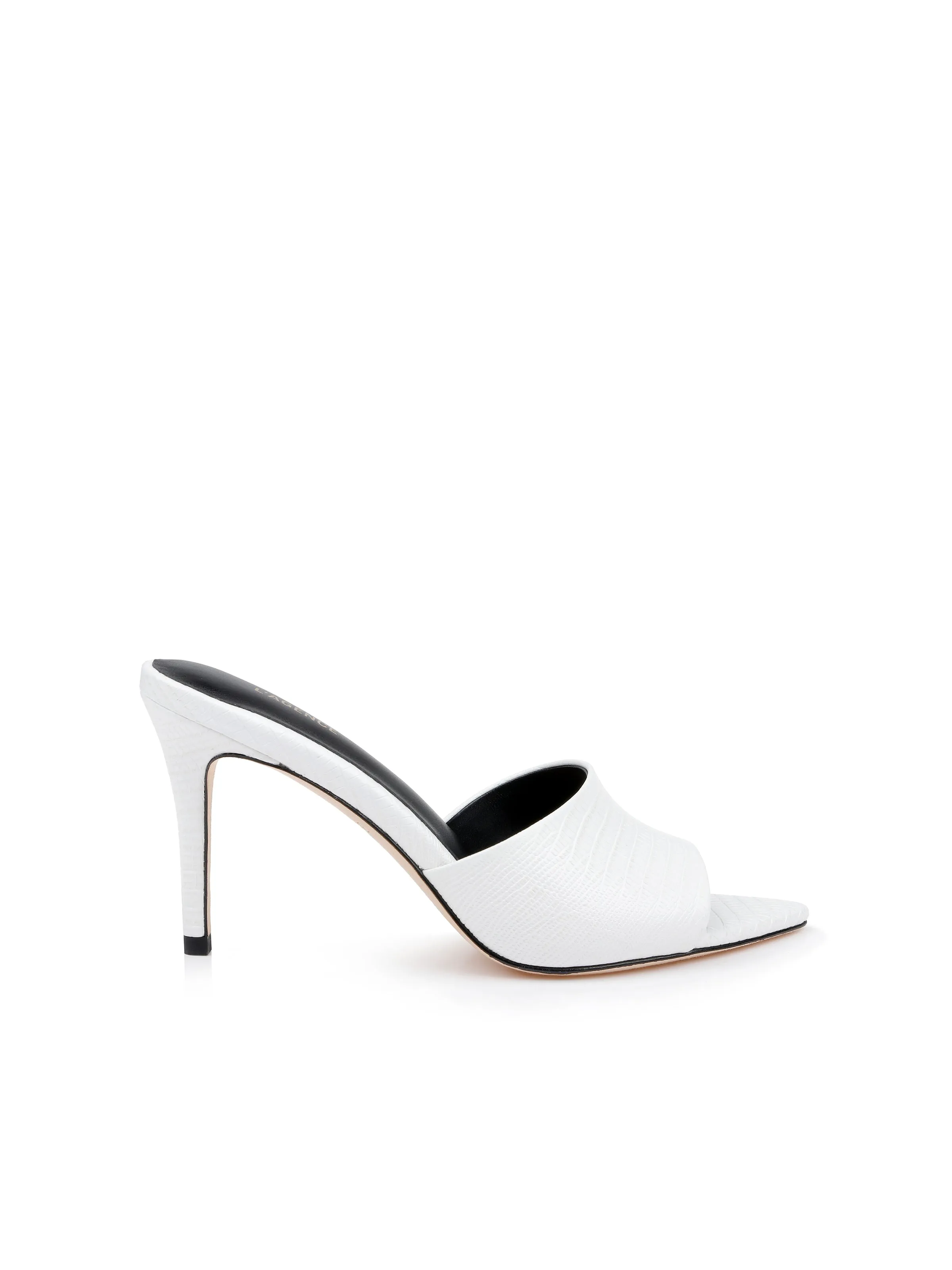 Lolita Leather Open-Toe Mule