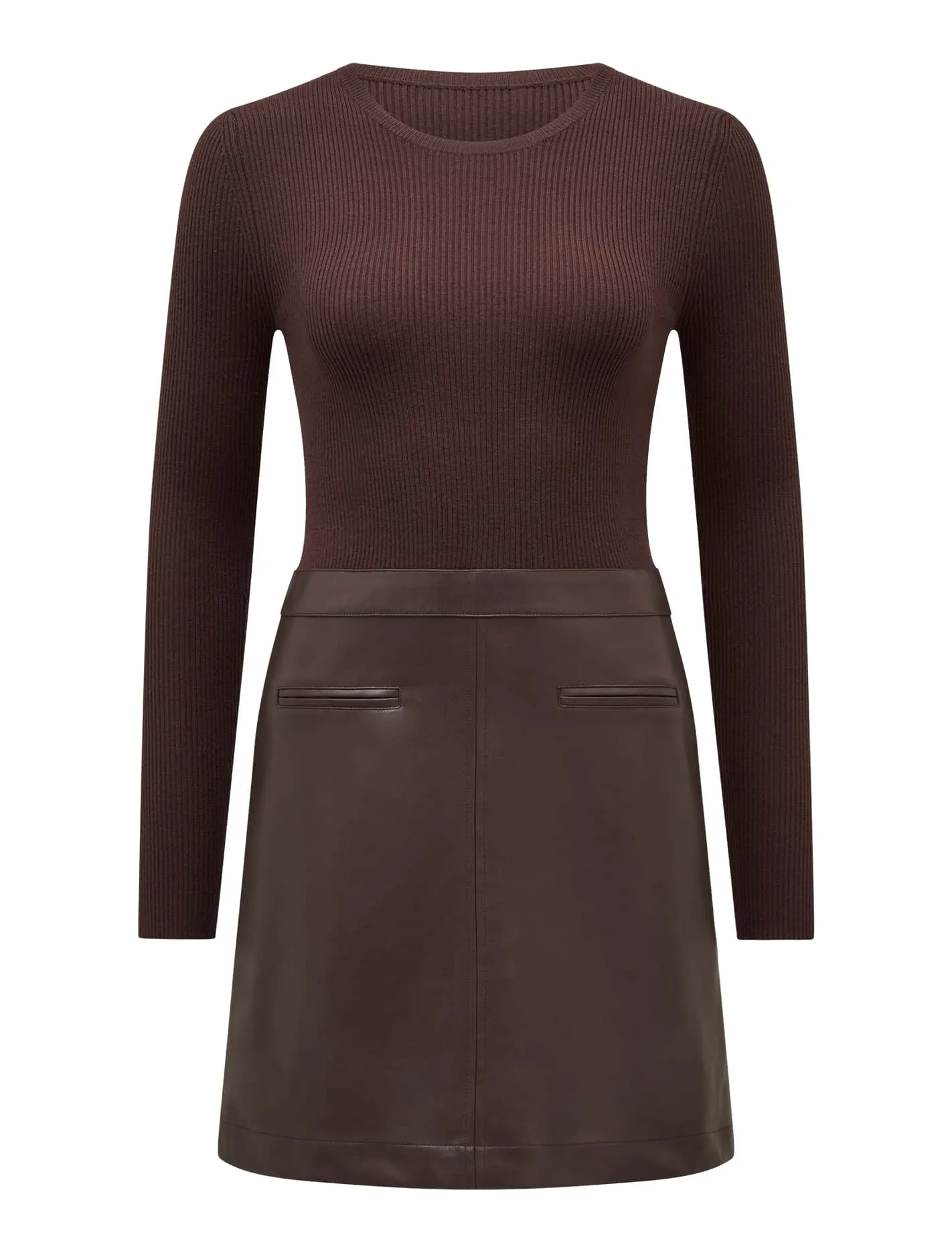 Loretta PU 2 in 1 Dress