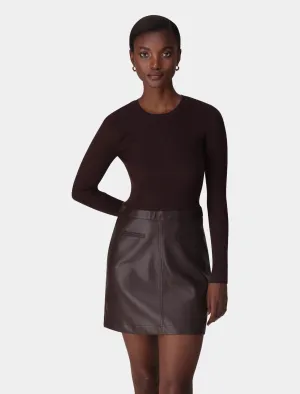 Loretta PU 2 in 1 Dress