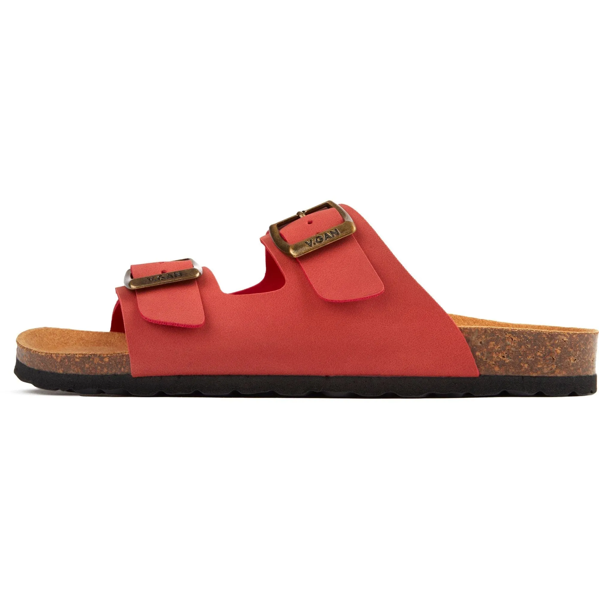 Mango Women's Vegan Comfort Footbed Sandals | Apricot