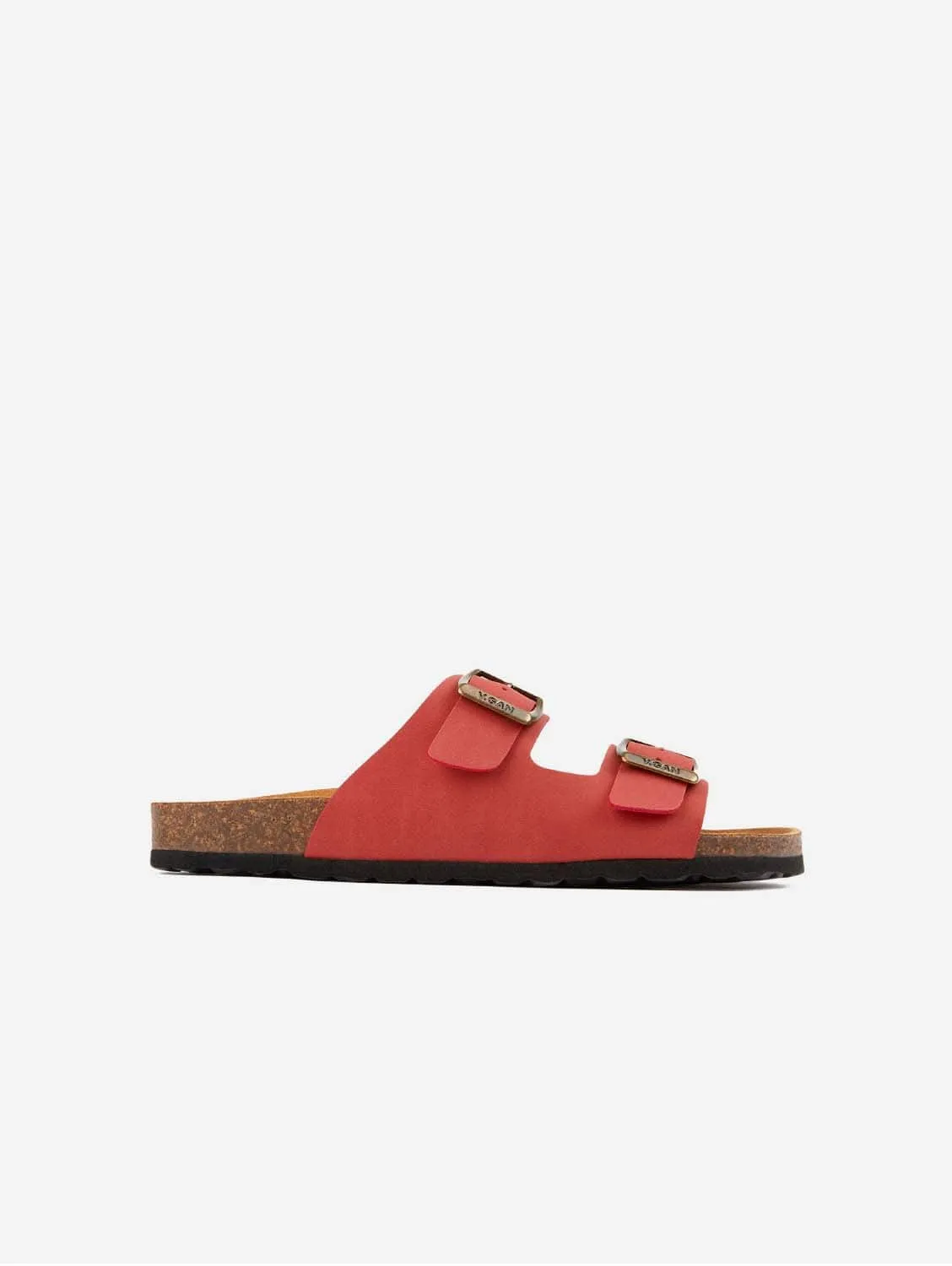 Mango Women's Vegan Comfort Footbed Sandals | Apricot